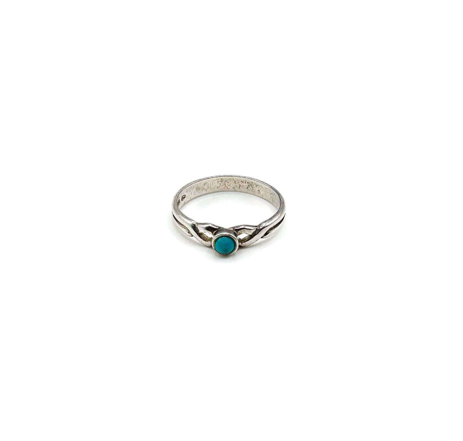 Vintage Sterling Silver 925 Ring w/ Possible Turquoise Center Stone, Size 7