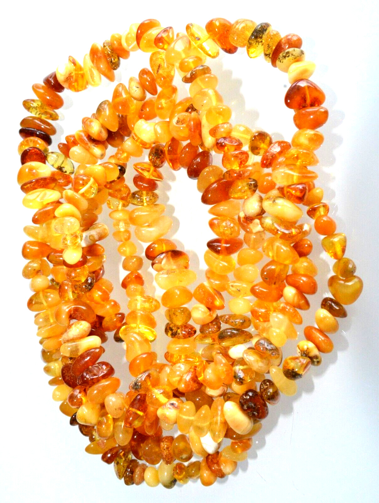 ✅135 cm=46gr RUSSIAN SOVIET BALTIC AMBER BEAD NECKLACE 琥珀 BRACELET STONE PENDANT