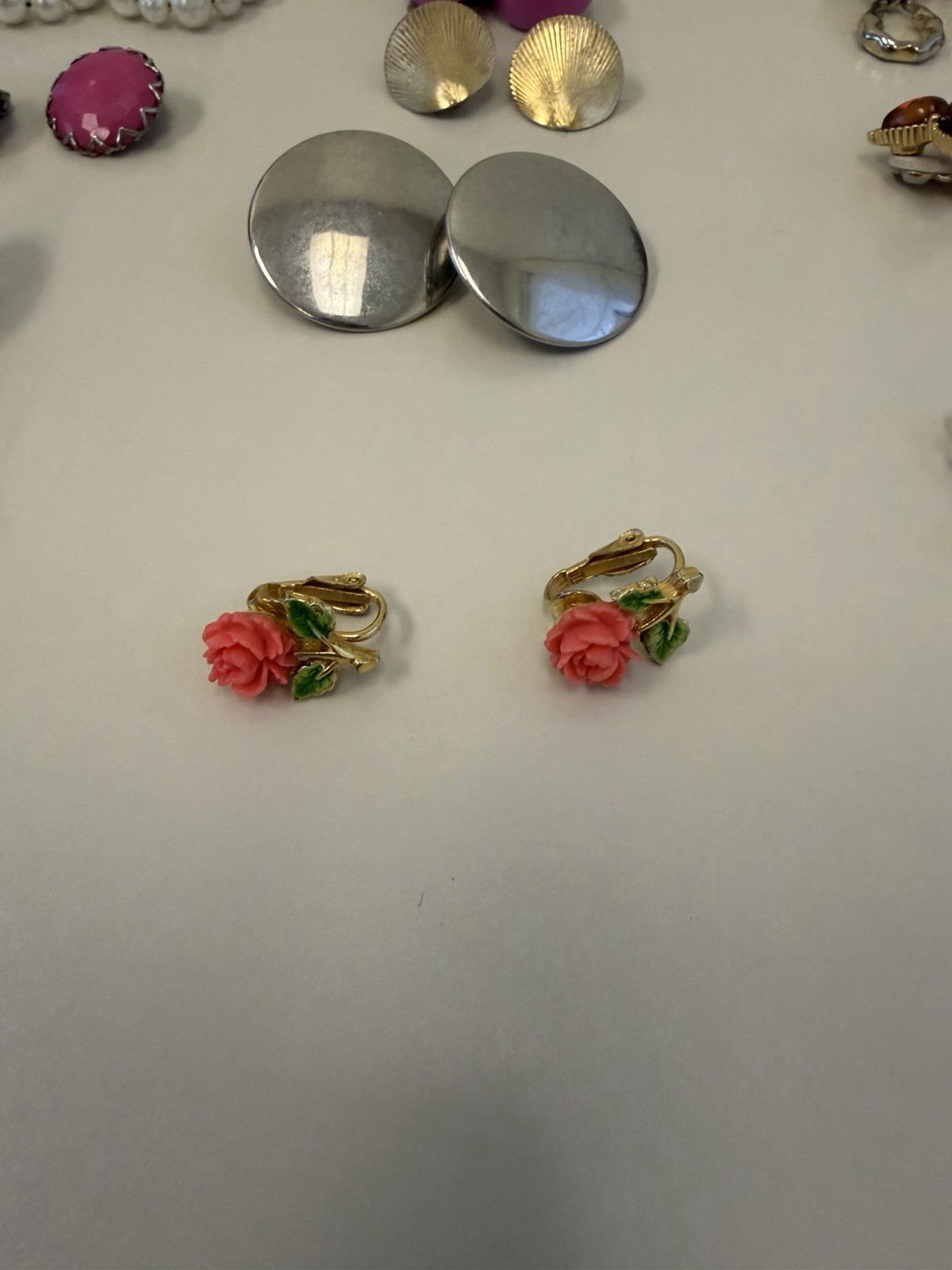 Lot Of Vintage Retro & Modern Clip On Earrings 60s 70s 80s 90s To Now 25 Pairs