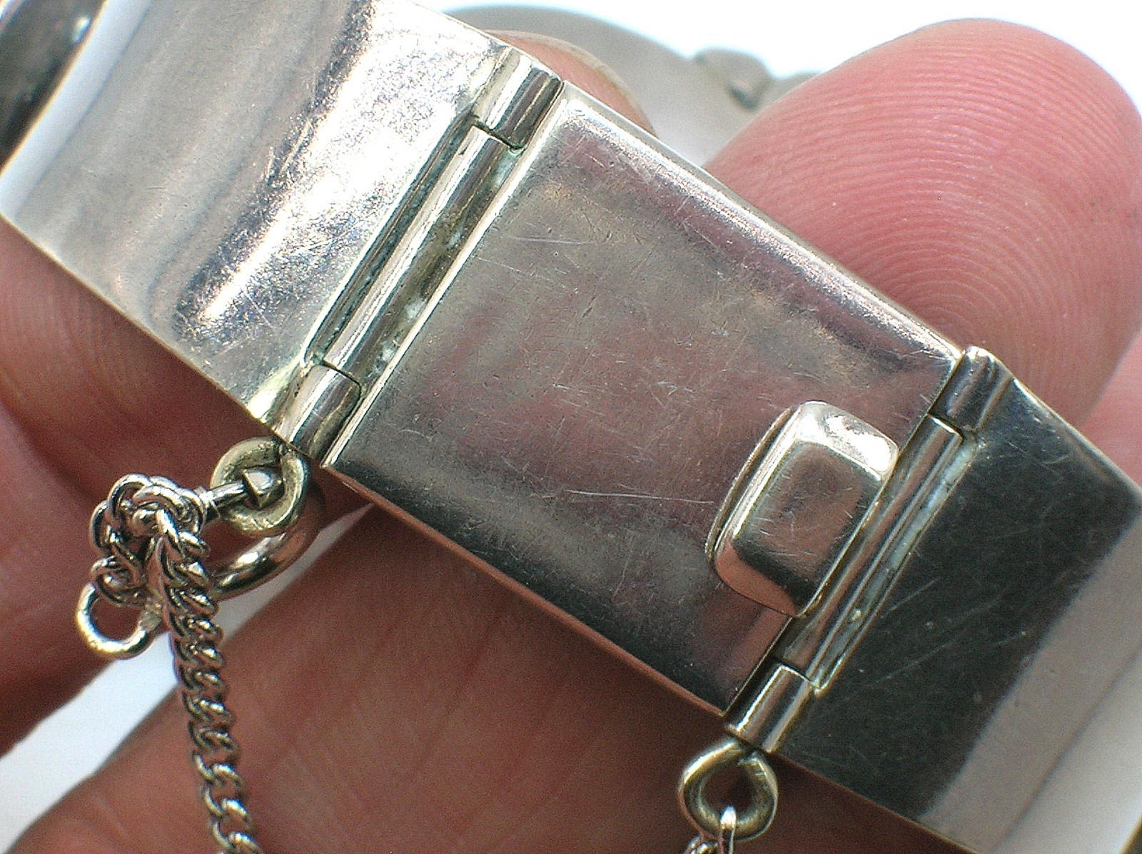 LOS CASTILLO TAXCO MEXICO VINTAGE STERLING SILVER BRACELET WITH STONES – B.OFFER