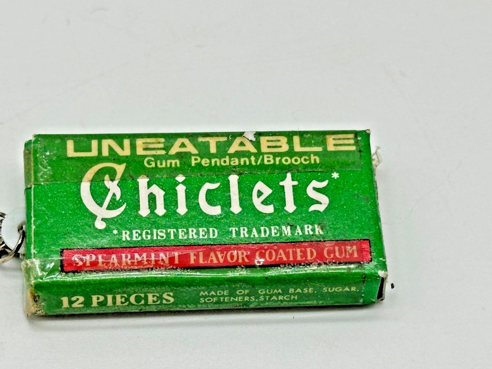 Vtg Miniature Necklaces Chiclets, Kit Kat, Calculator, Bounty, Cassette Tape