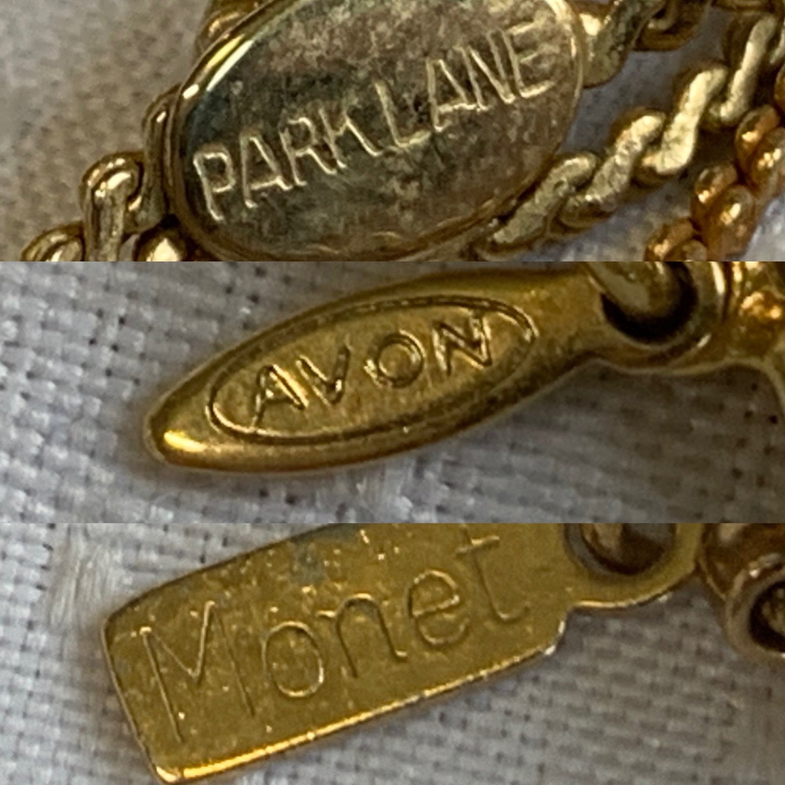 Vtg Costume Jewelry Lot Park Lane Goldette Monet Carolee Sarah Cov BSK Avon