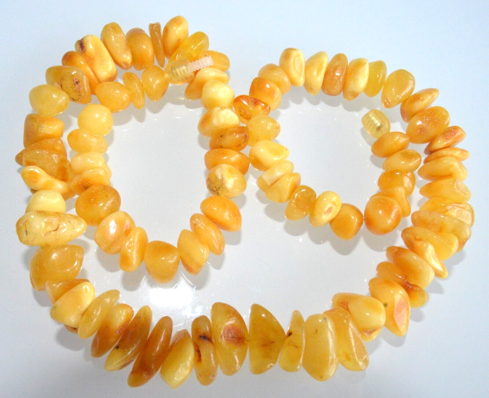 44gr RUSSIAN SOVIET BALTIC AMBER BEAD NECKLACE 琥珀 BRACELET STONE PENDANT EARRING