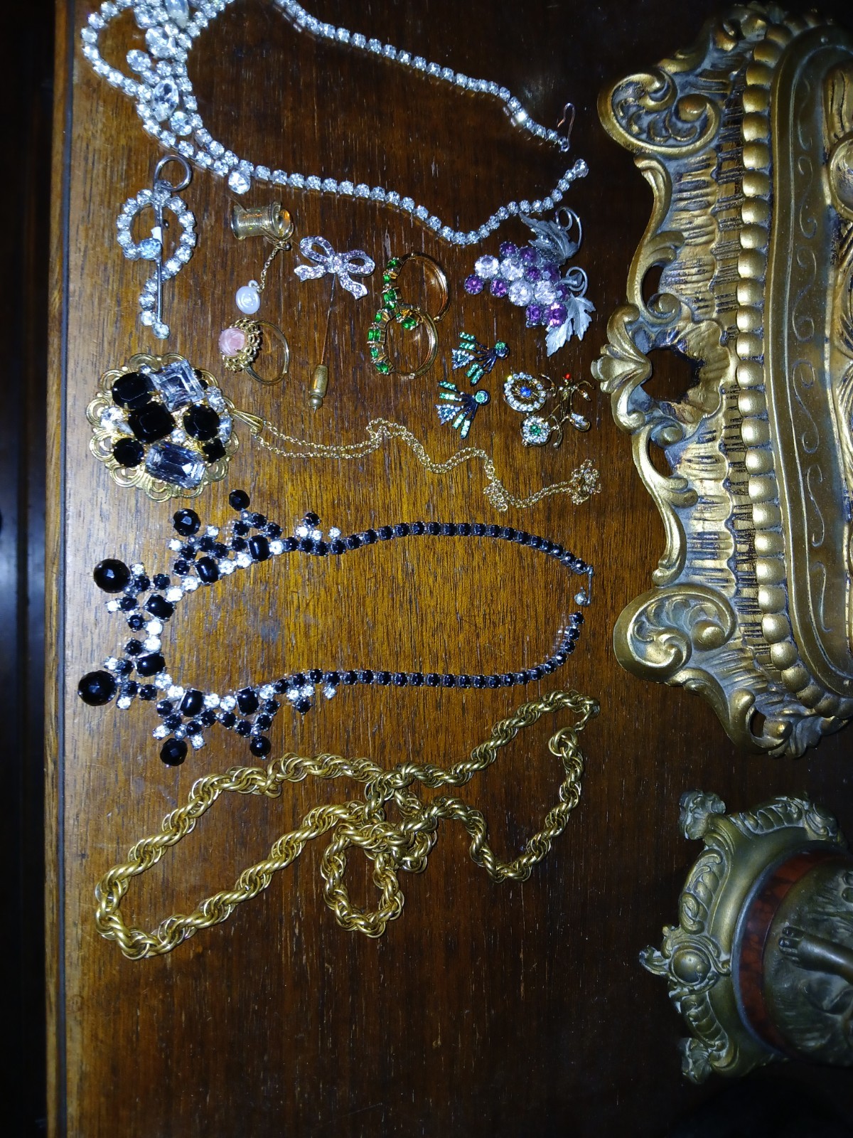 Vintage Rhinestone Jewelry Lot
