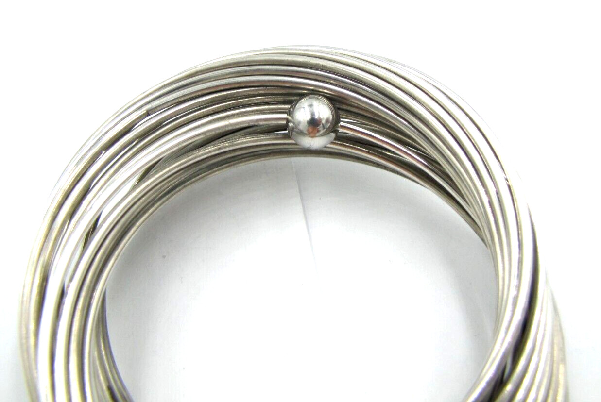 1990 Important Exceptional Expanding GYROSCOPE & BALL BRACELET Sterling Silver