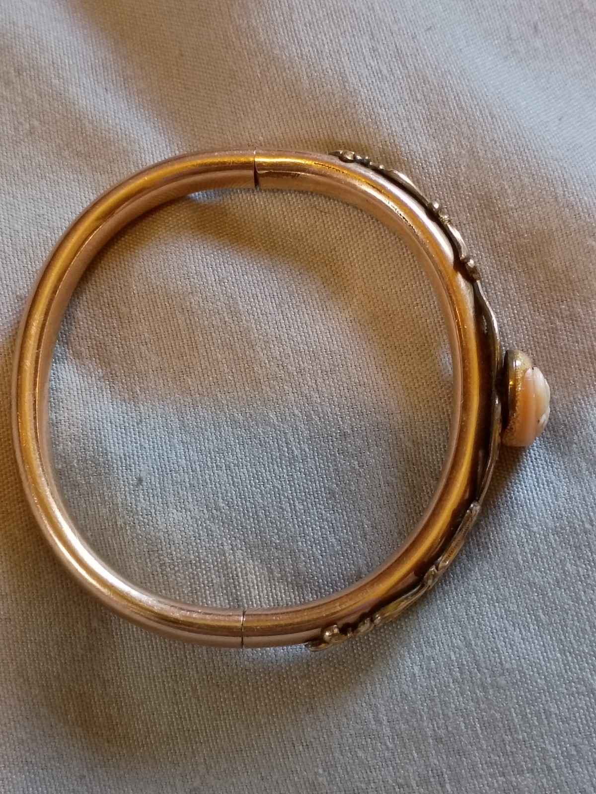 Antique Repurposed D.I.X. Gold Filled Bracelet.