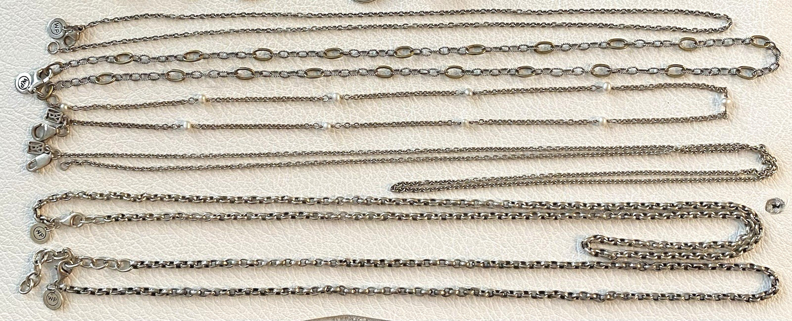 Vintage Waxing Poetic Sterling Silver/Brass Charms Heart Love