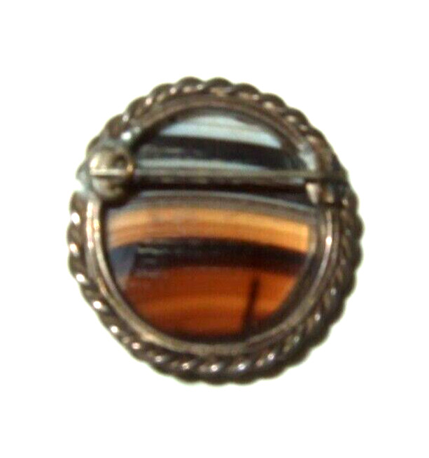 Scottish Agate Pin Antique Estate Jewelry
