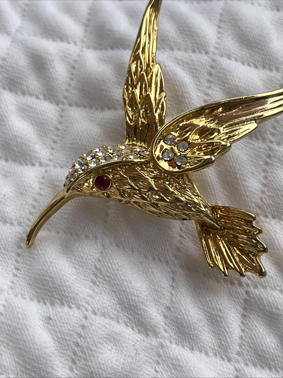 vintage hummingbird Christmas Tree Whimsical Brooch’s