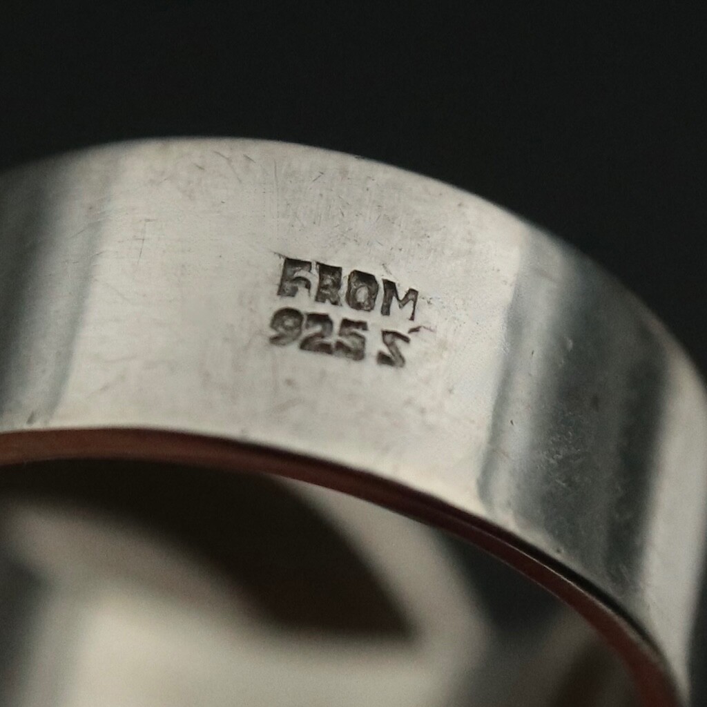 N.E. From – Denmark. Sterling Silver Ring with Rock Crystal.