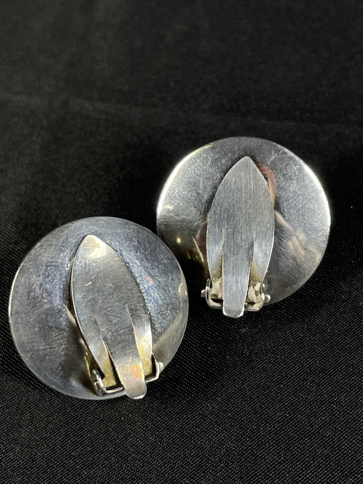 N E From Sterling & Chrysoprase Round MCM Earrings Denmark