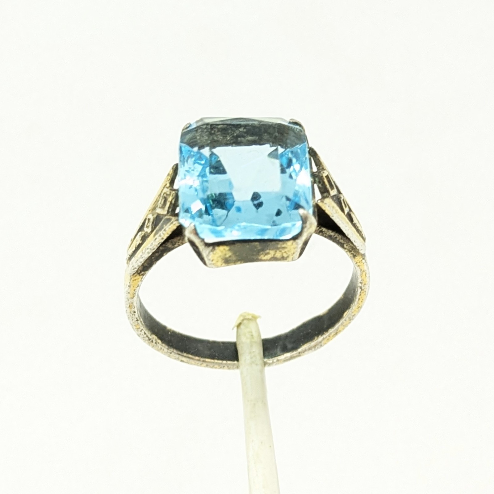 Vintage Luxury Soviet RING Silver⭐875 stamp Star USSR-size: 8US (18.5mm) UA #100