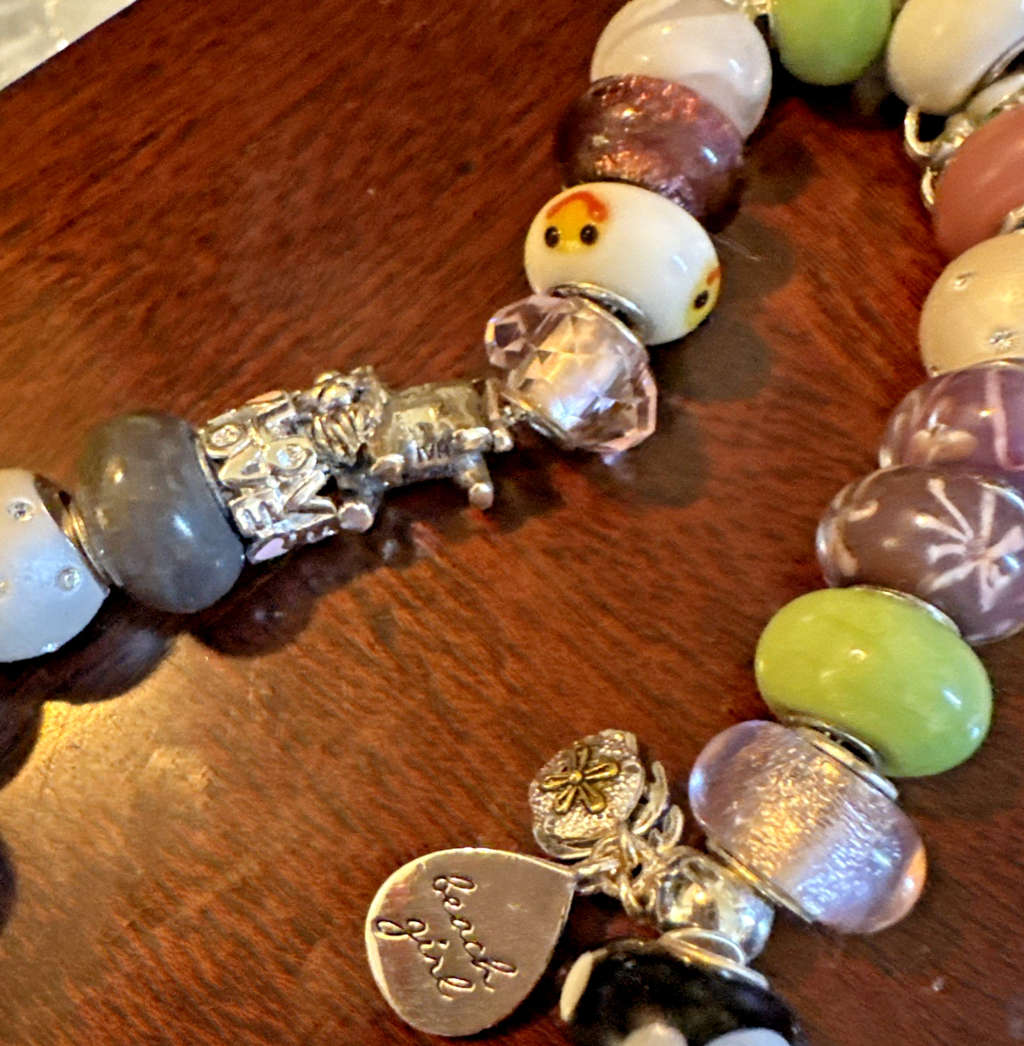 IBB Charm Necklace 925 Silver Fully Loaded 18-20″ Adjustable 50 Charms
