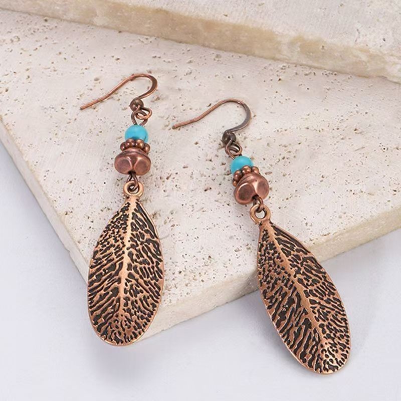 Vintage ethnic style earrings Bohemian Maillard jewelry