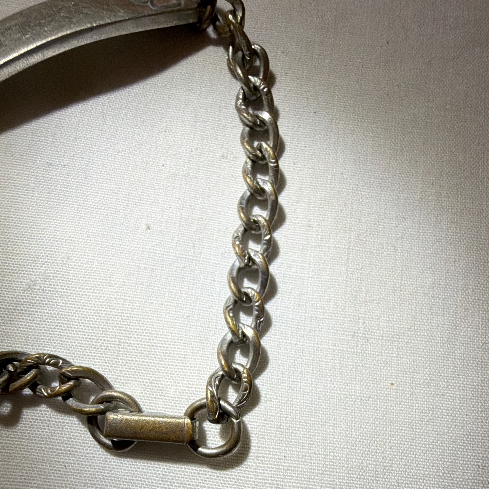 Vintage Girl Scouts Darlene Nameplate Bracelet Gold Tone GS Trefoil