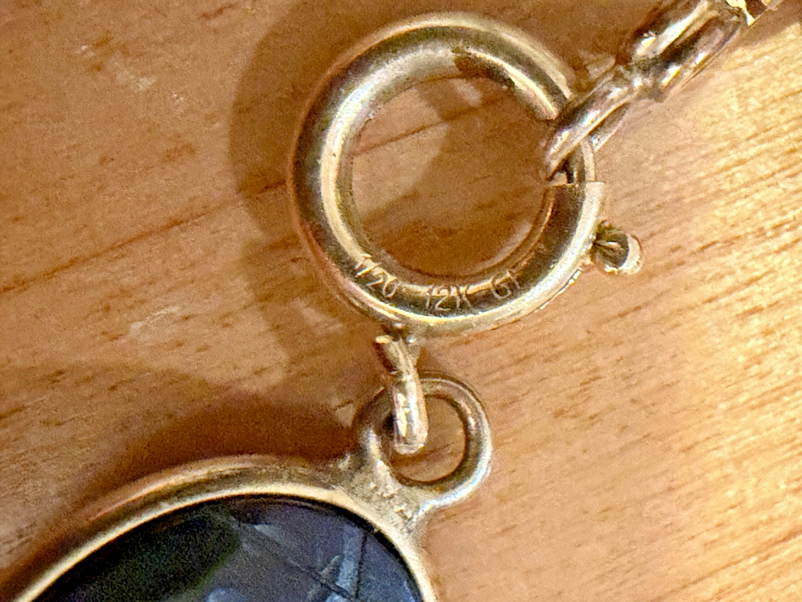 Vintage 1/20 12K Gold Filled Black Intaglio Warrior Cameo Link Bracelet 7.5″