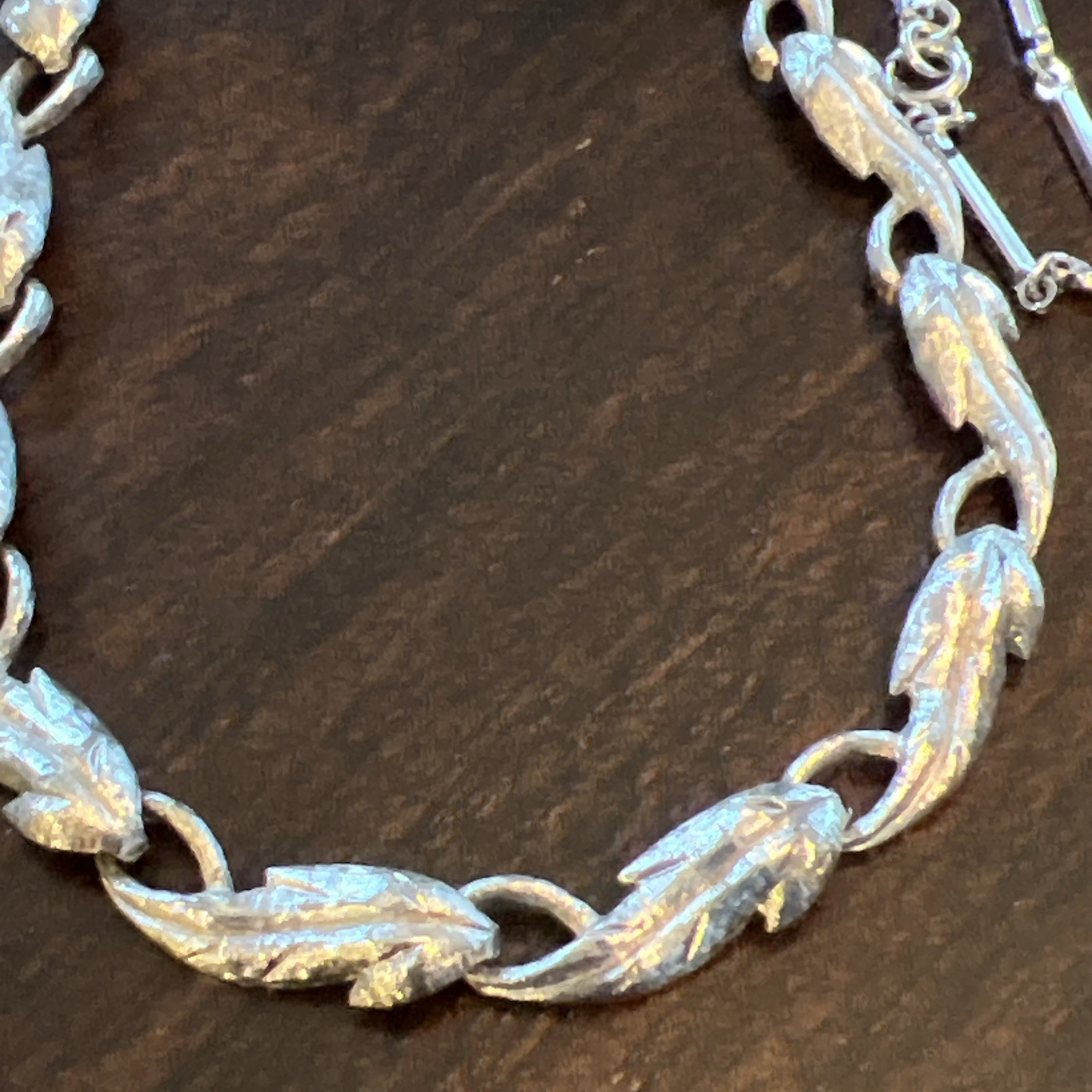 5 DIFFERENT VINTAGE SILVER TONE Estate NECKLACES