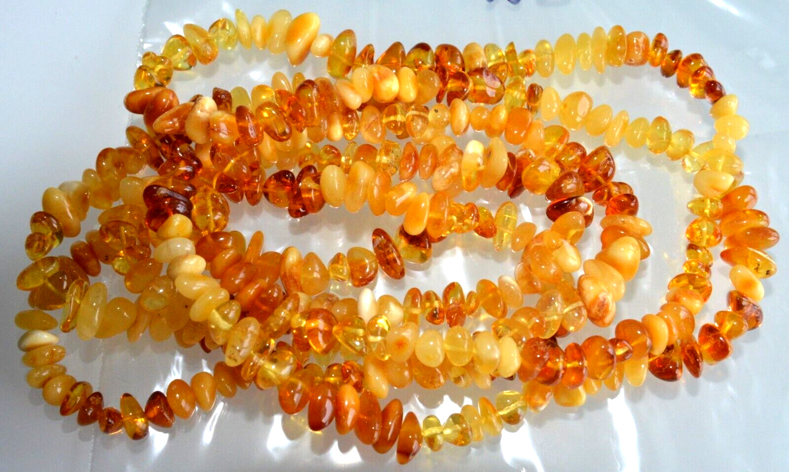 ✅135 cm=42gr RUSSIAN SOVIET BALTIC AMBER BEAD NECKLACE 琥珀 BRACELET STONE PENDANT