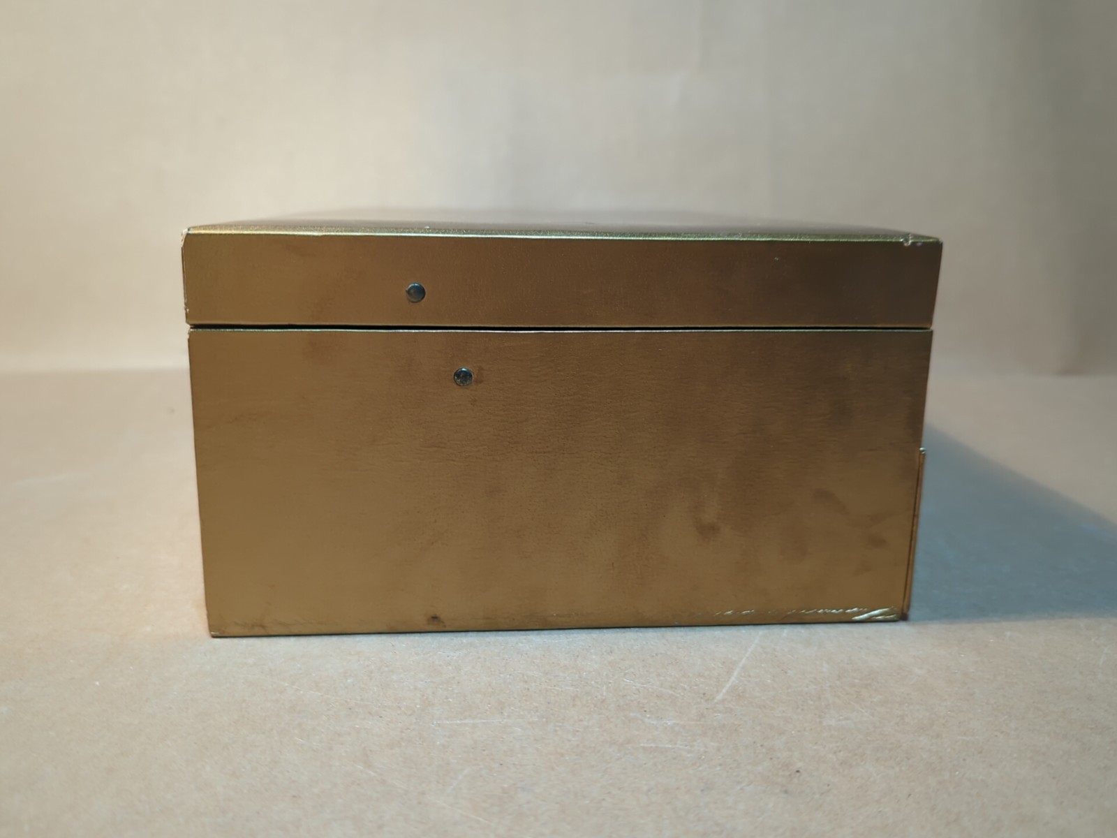 Vintage Mele Retro Gold Case Full Costume Jewelry