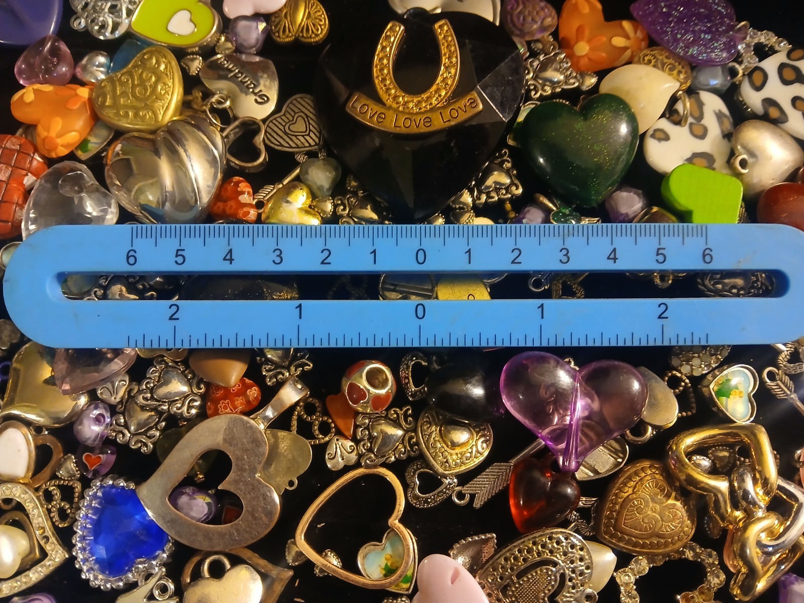 Lot Of 232 Hearts❤️, Bead, Pendant, Charm, And More