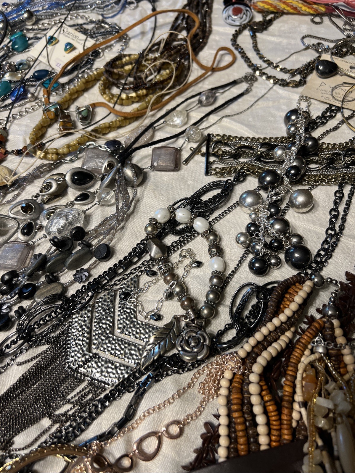 180pc VTG To Now Boho Artisan Eclectic Jewelry Lot Festival Maximalist Global