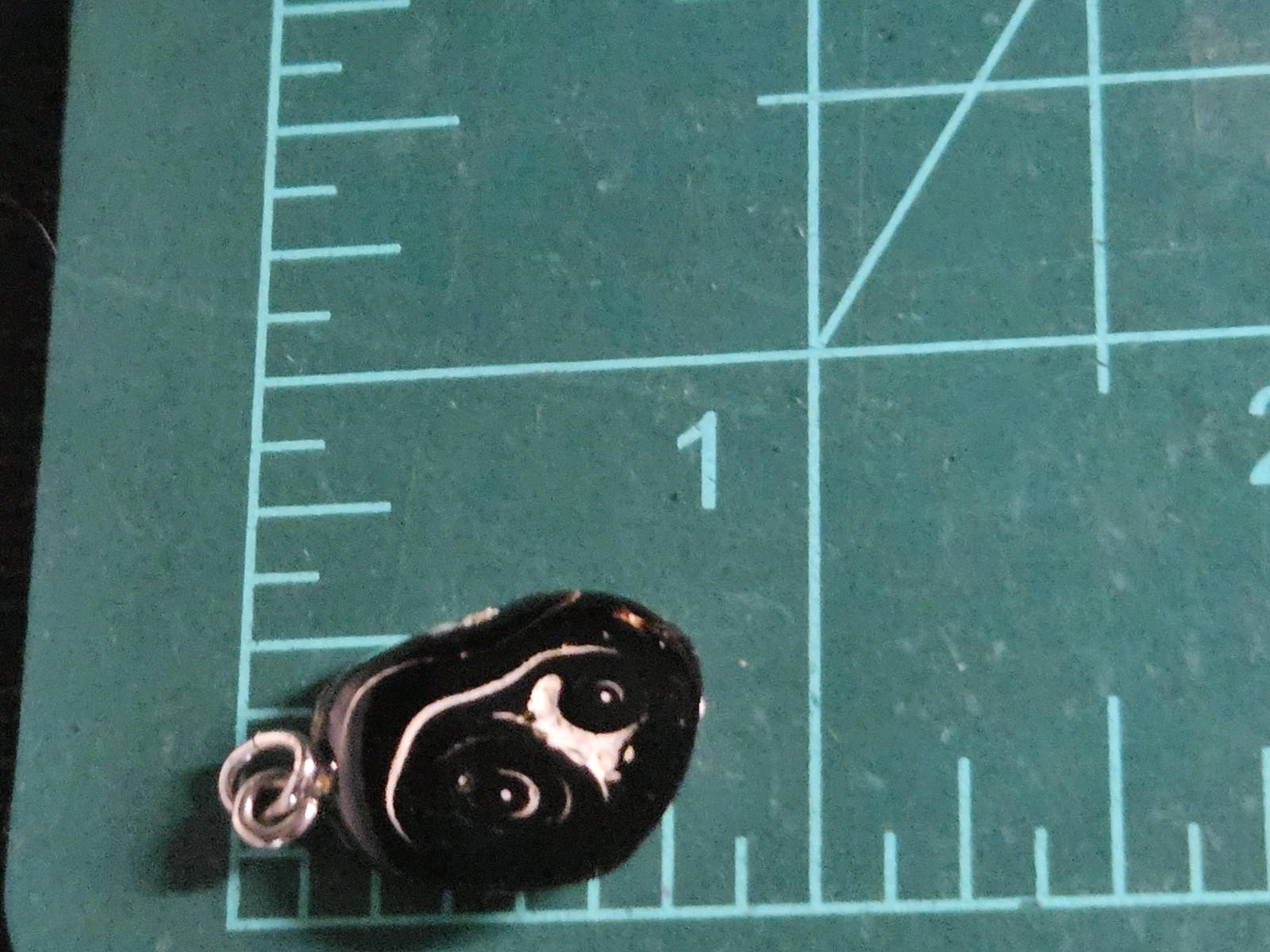 Vintage Black Coral Pendant