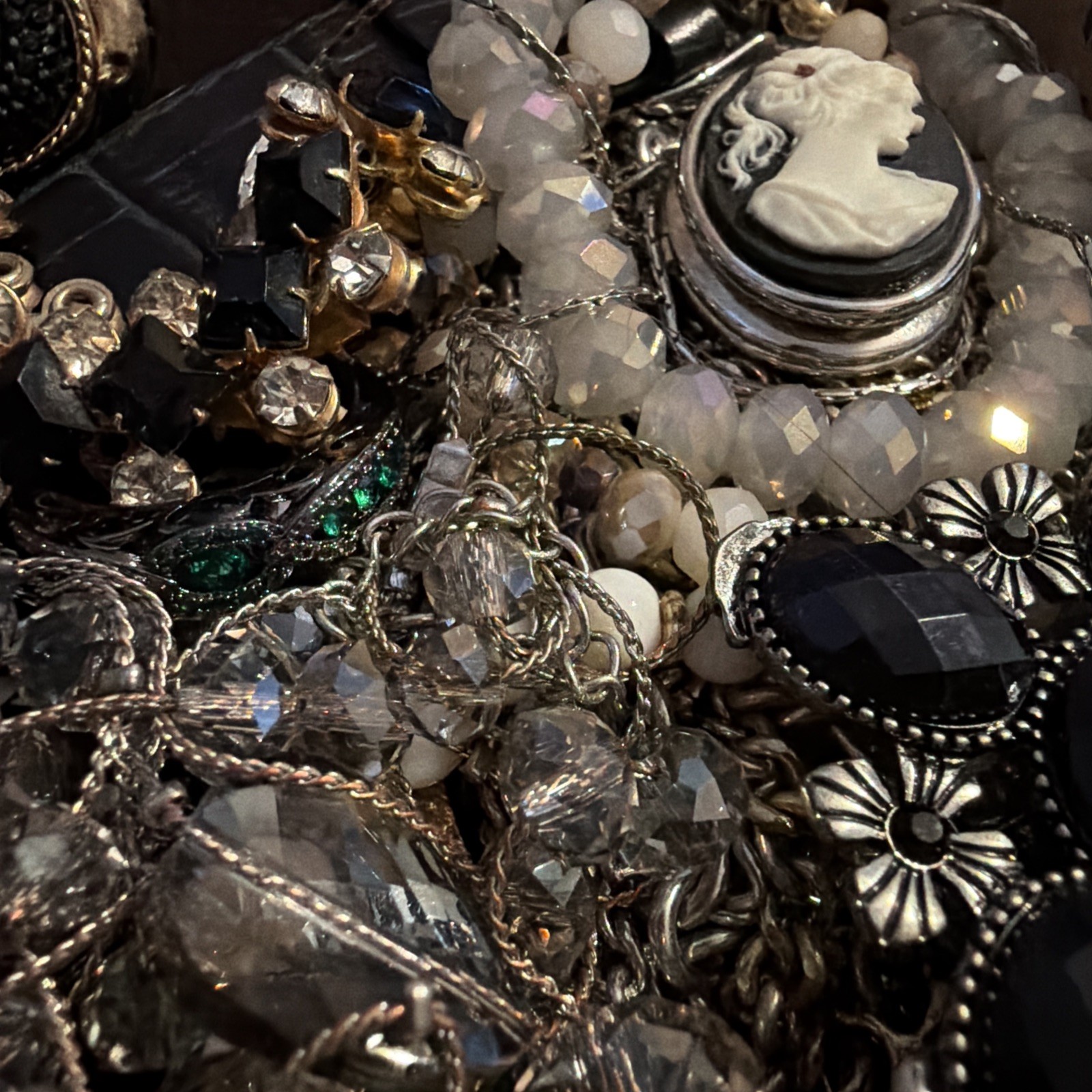 Vintage to Now Jewelry Lot, All Wearable Untested. No Broken. Box B1