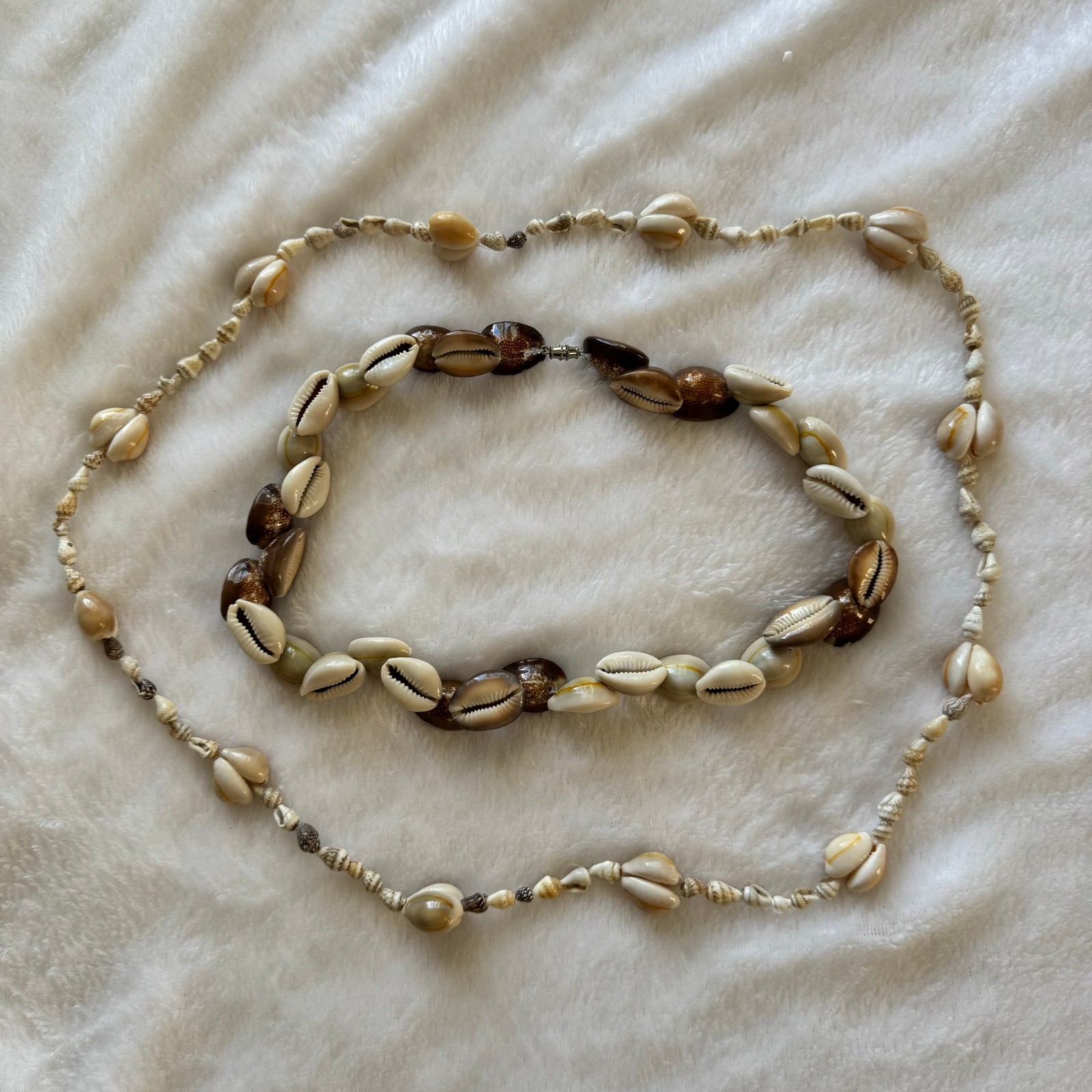 Shell Necklaces Choker and Strand Vintage Puerto Vallarta Mexico