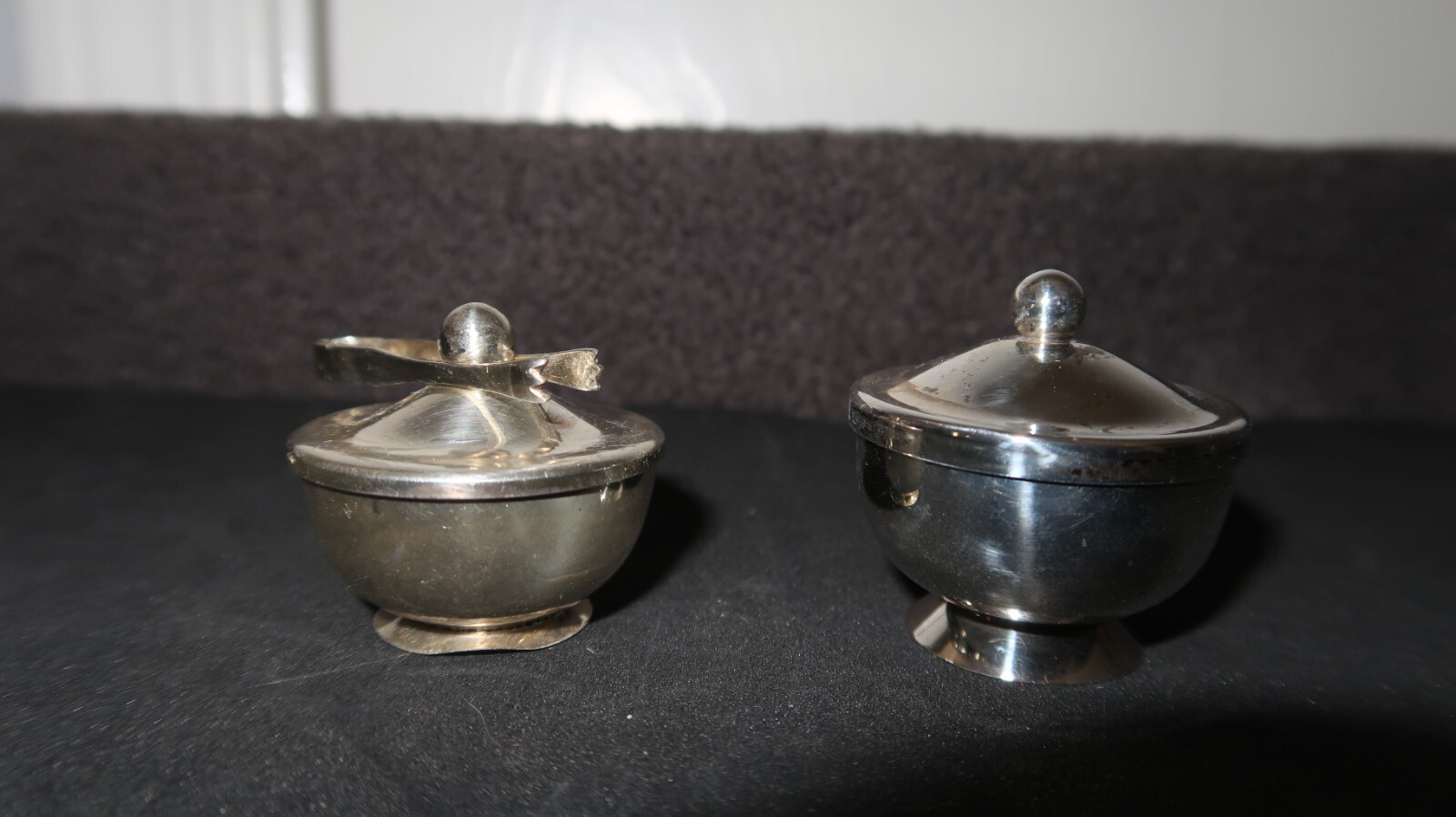 REVERE SILVERSMITHS 1088 STERLING SILVER SACCHARIN BOWL DISH & 1 OTHER STERLING