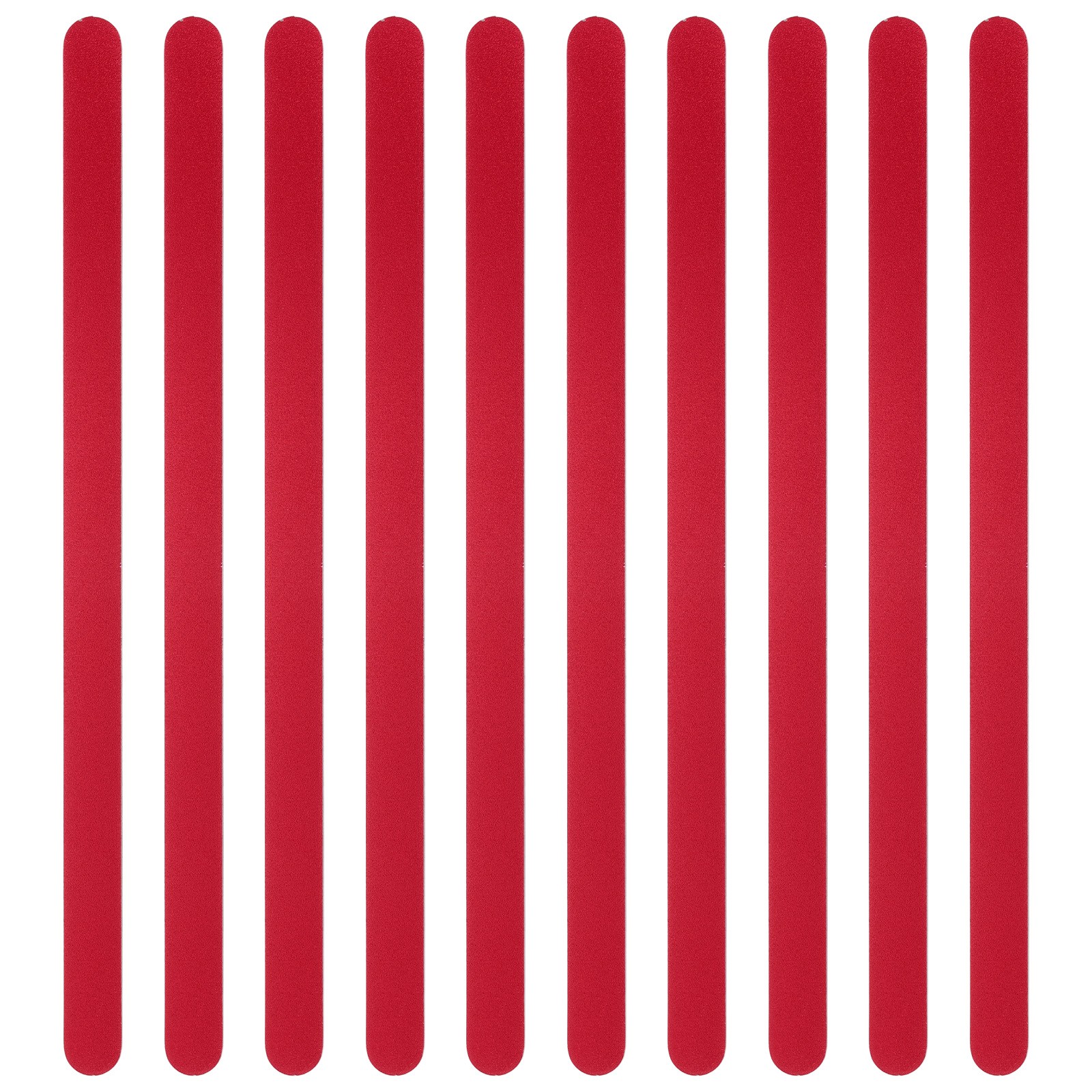 10Pcs 6×0.35×0.06″ Anodized Aluminum Bracelet Blanks Stamping Engraving Red
