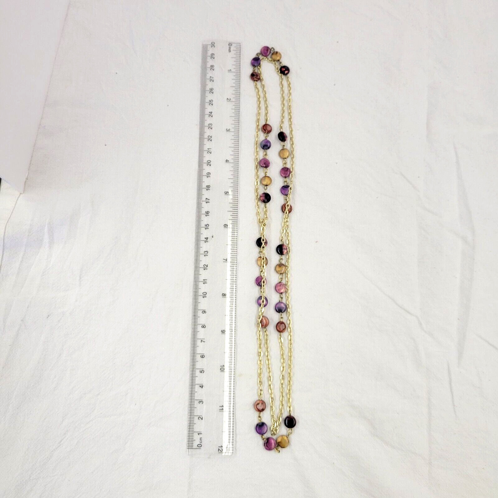 Vintage Bead Necklace – Women – 19″ – Multicolor