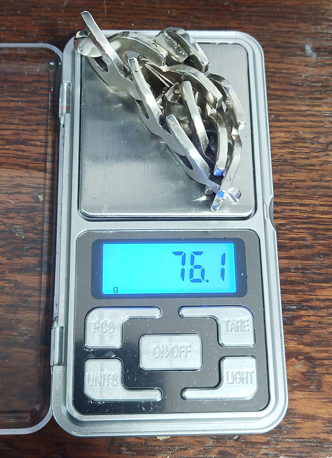 ART DECO SILVER BRACELET Unisex All Ocations 900 Silver 76 Grams