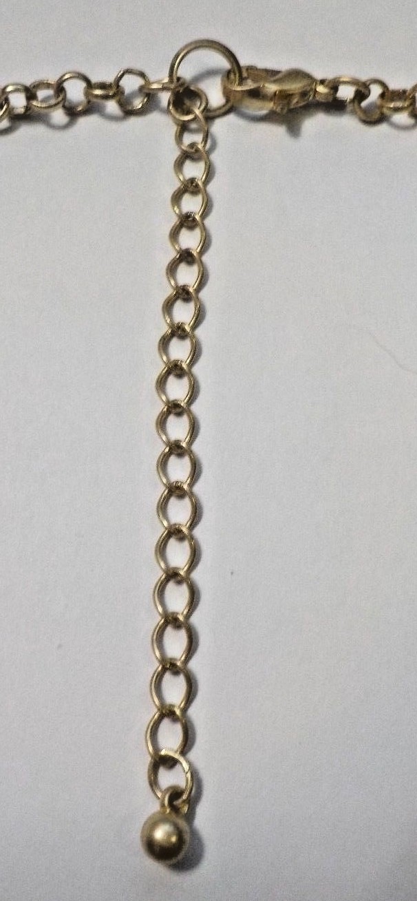 Vintage 17″ Peach, Maroon & Milky Beige Beads & Gold Tone Necklace