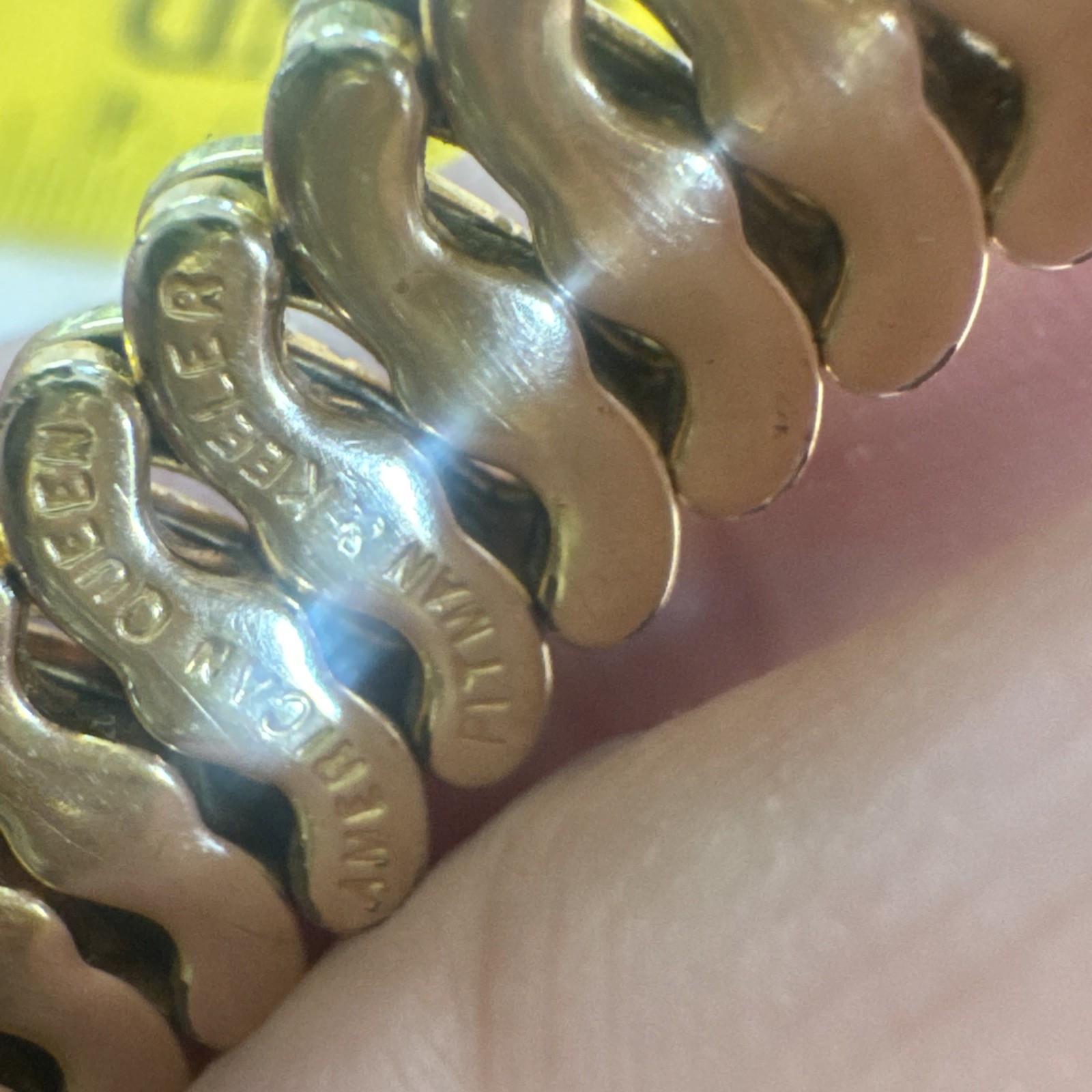Pitman and Keeler American Queen Sweetheart expansion Bracelet Read Broken Child
