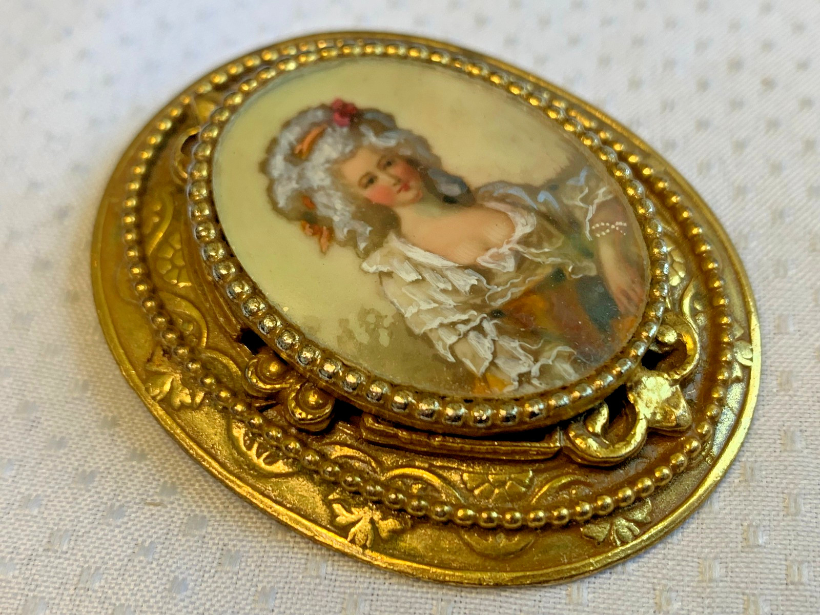 Vtg Original by Robert Pin / Pendant Combo Costume Jewelry Portrait Brooch