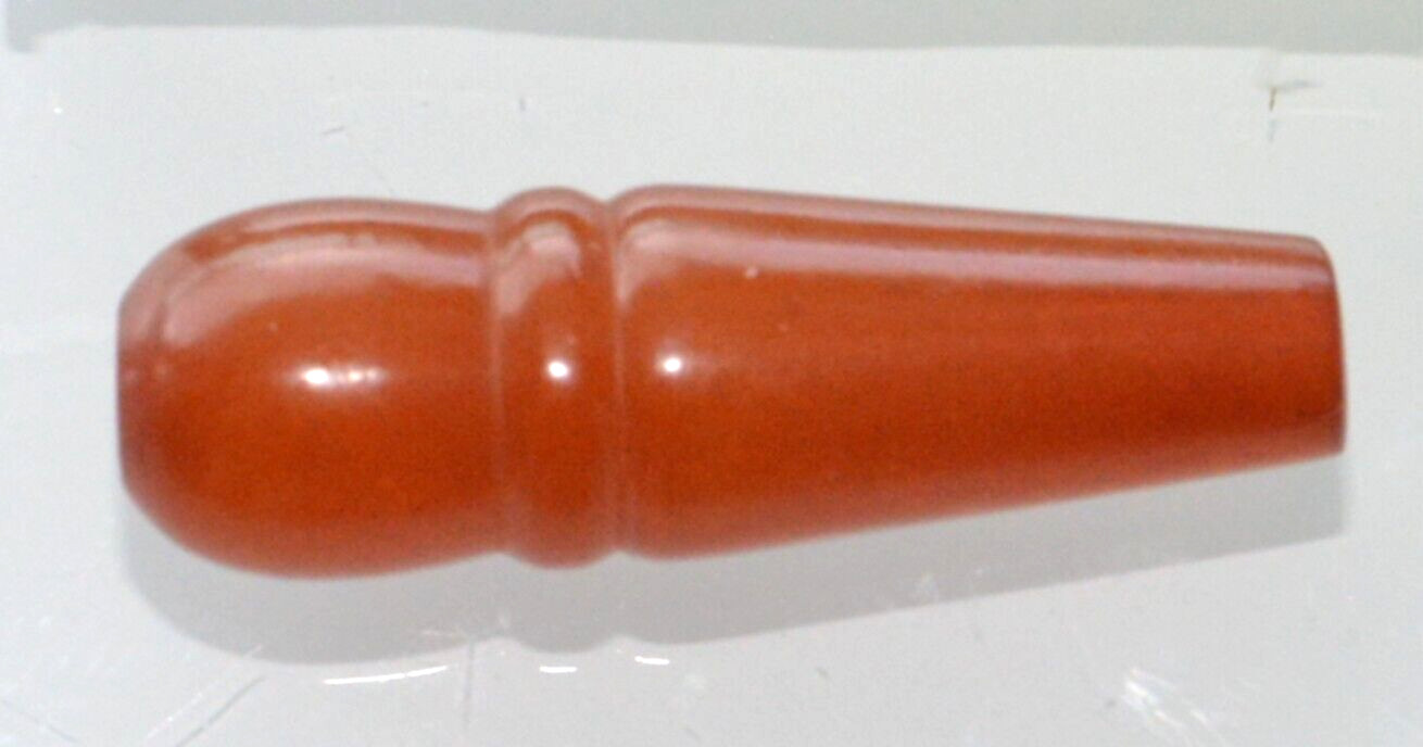 1970 RUSSIAN SOVIET BALTIC AMBER TIP TYPE ROSARY NECKLACE 琥珀 BEAD STONE ROCK PIN