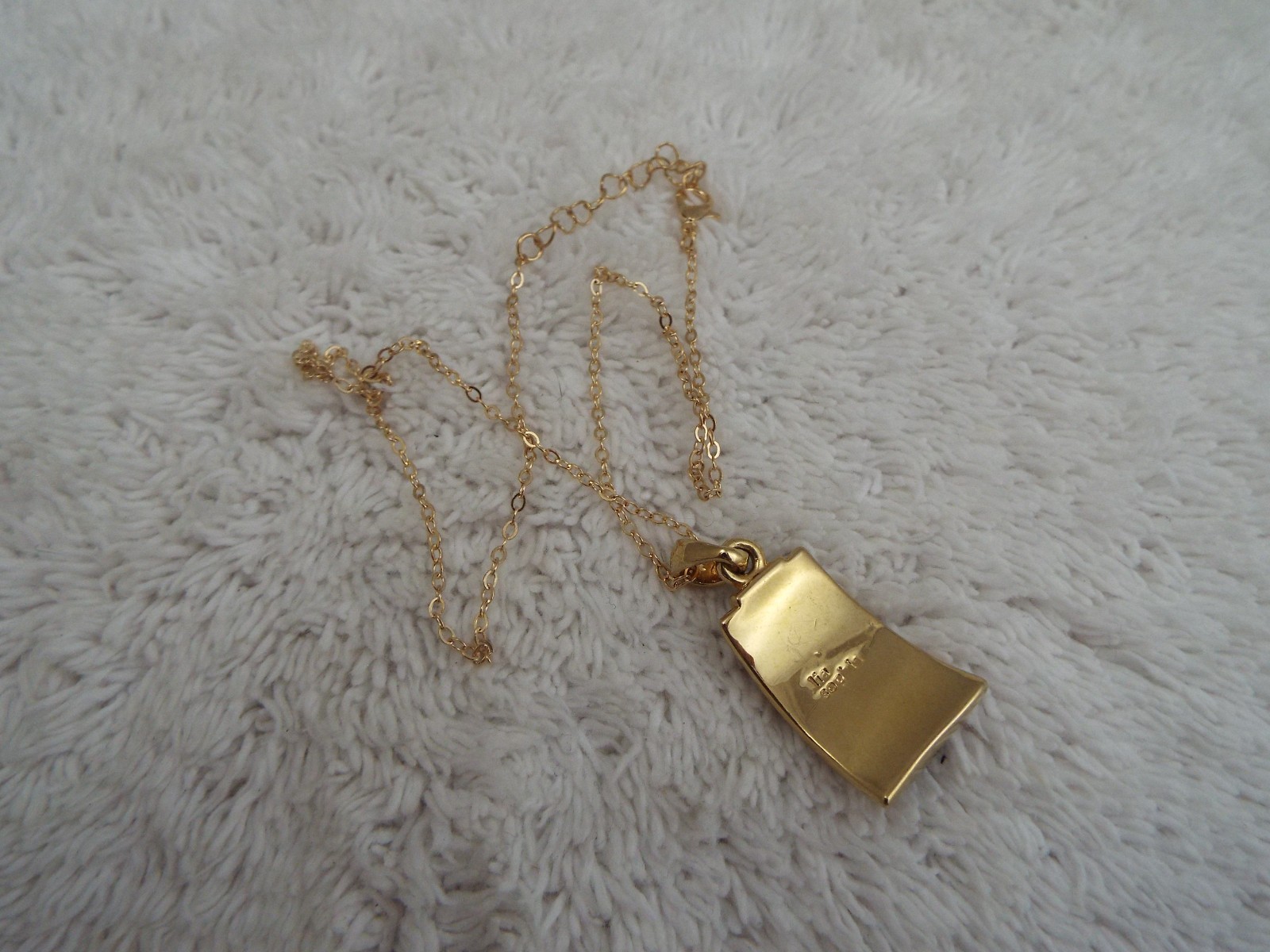 LIA SOPHIA Goldtone Black Pendant Necklace