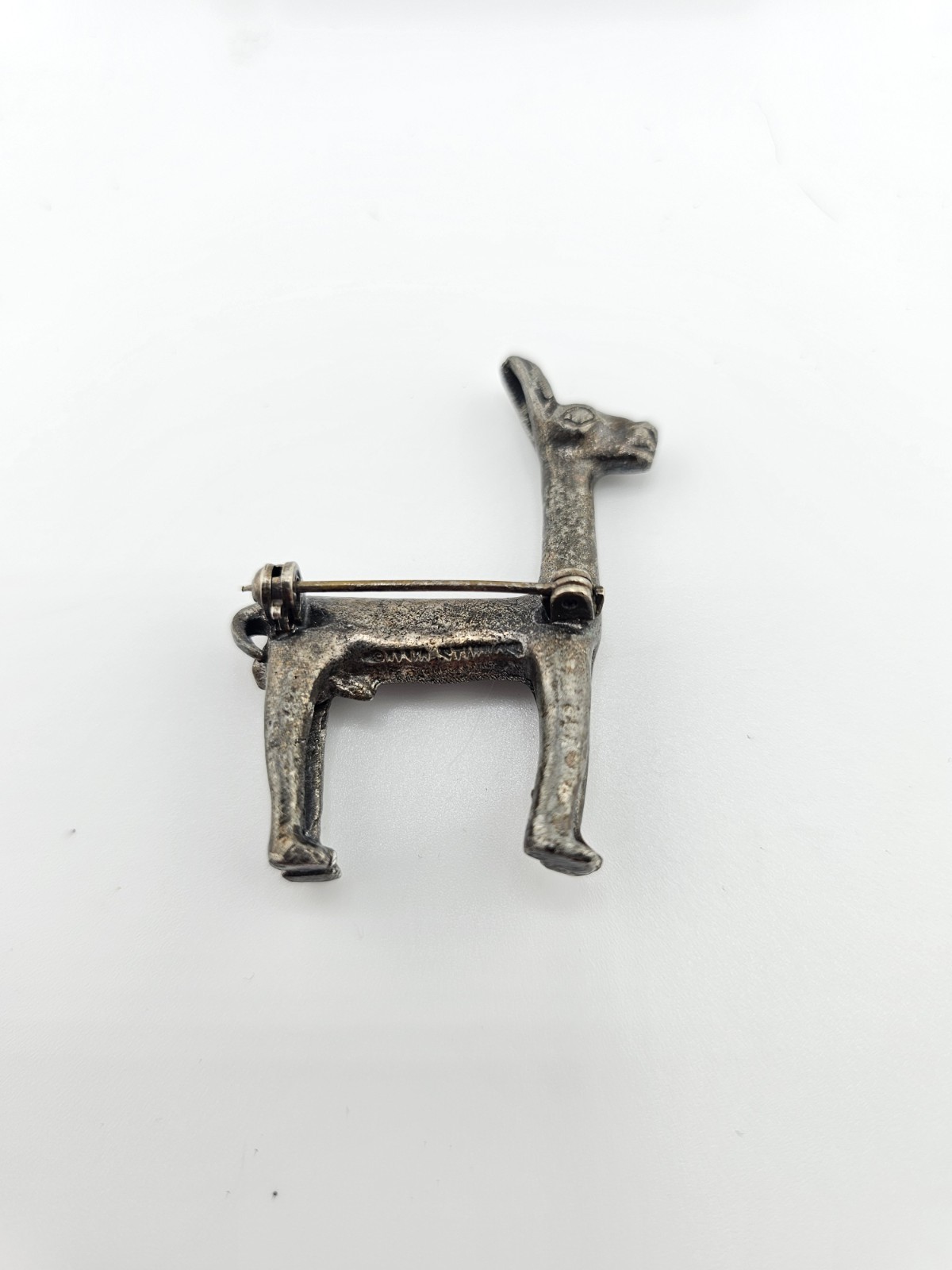 Vintage Sterling Silver Llama Alpaca Pin – Alva Studios Folk Art Brooch 1016