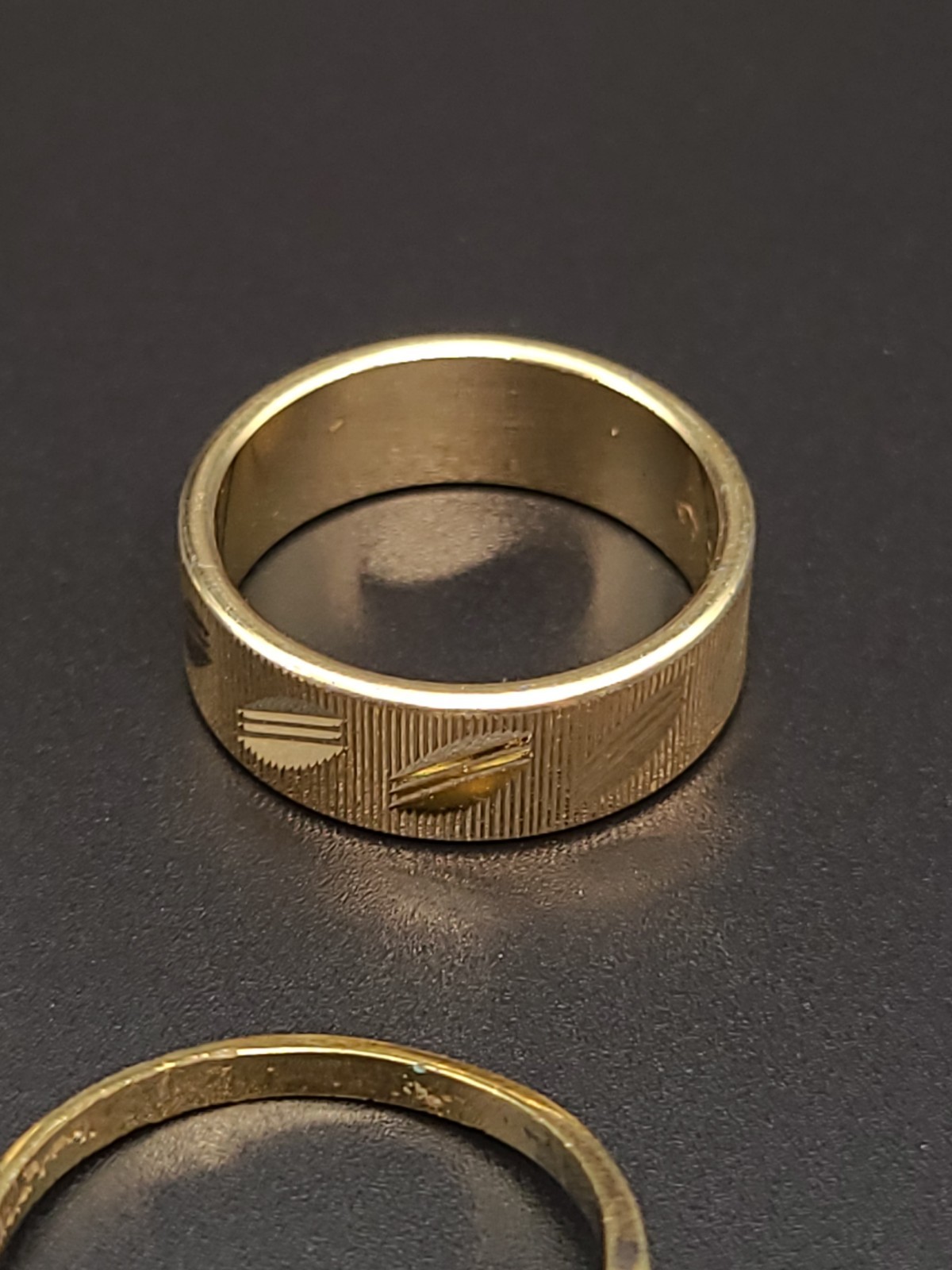 Vintage Gold Electroplate Uncas Cocktail Ring Lot Glass Stone Sz 4.75-7