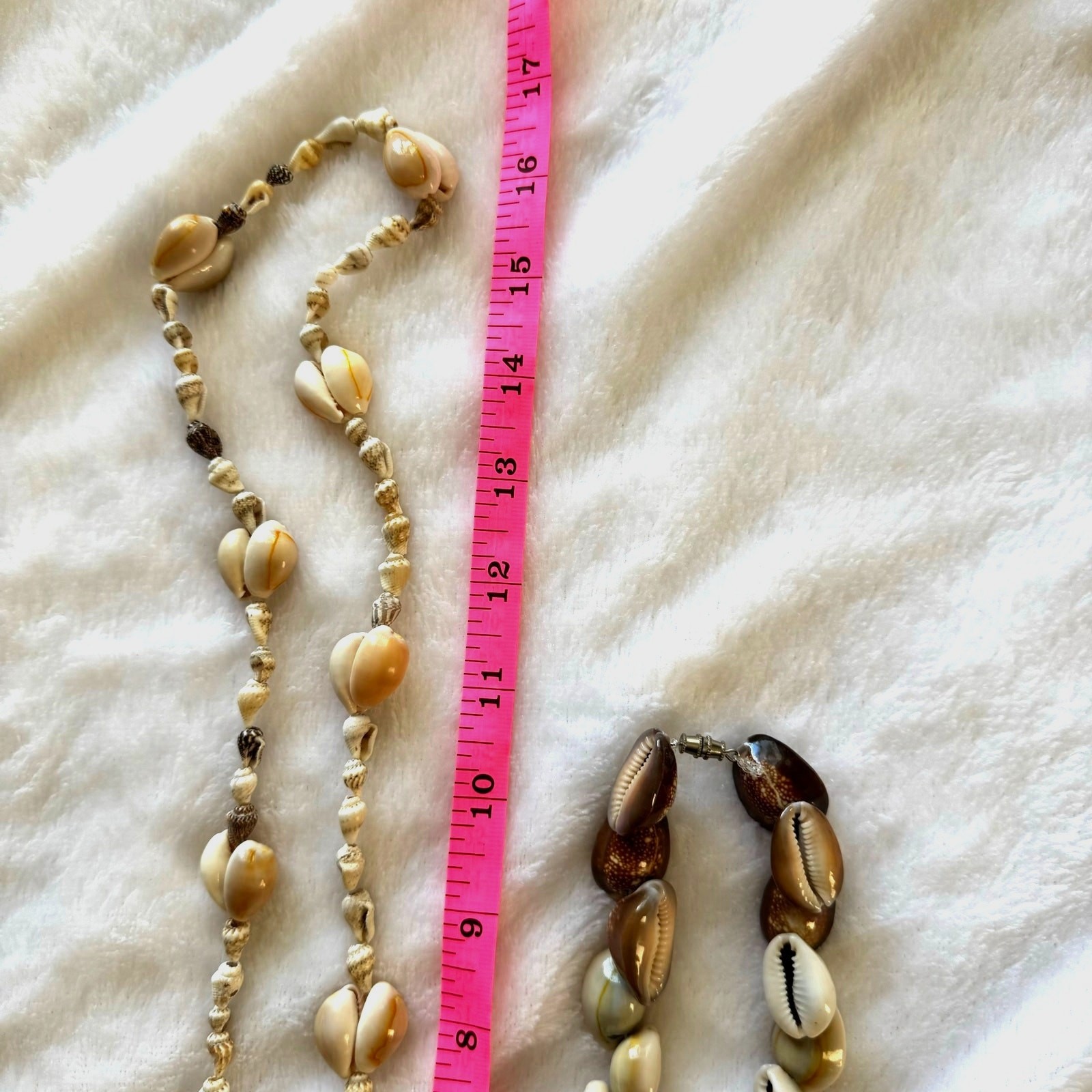 Shell Necklaces Choker and Strand Vintage Puerto Vallarta Mexico