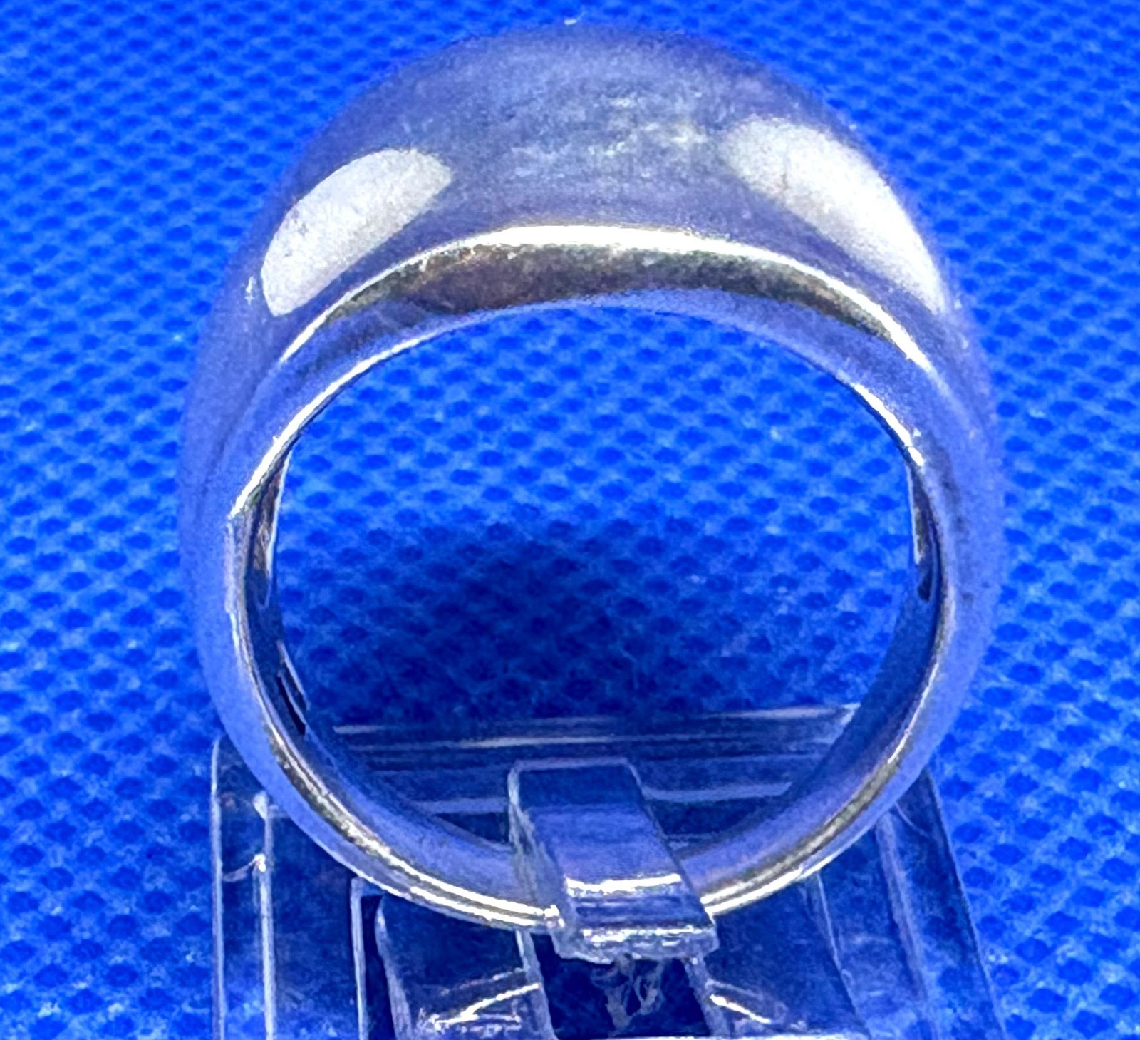 Y70 Turtle Shield Modernist 10.84g 1970 Vintage 925 Sterling Silver Ring Size 7