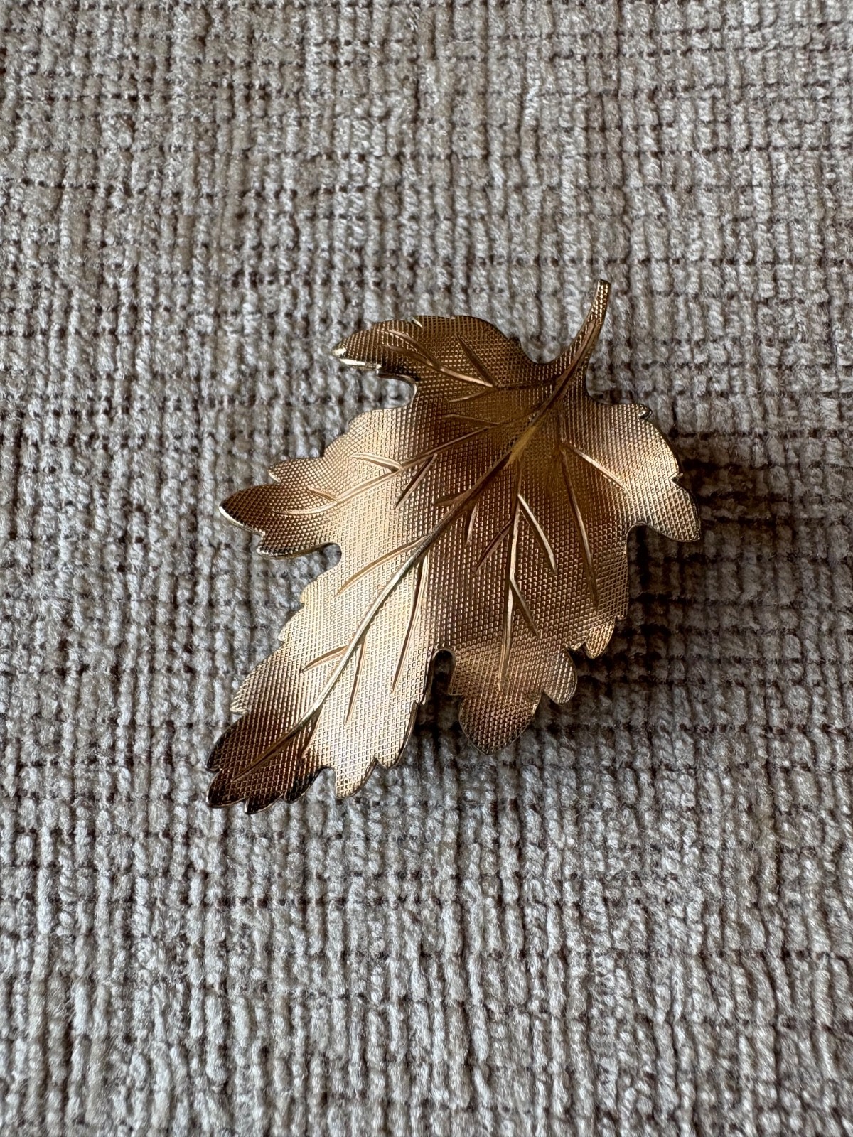 Vintage Winard Leaf Brooch/pin, 1/20 12k gold filled, approx 2”, nice