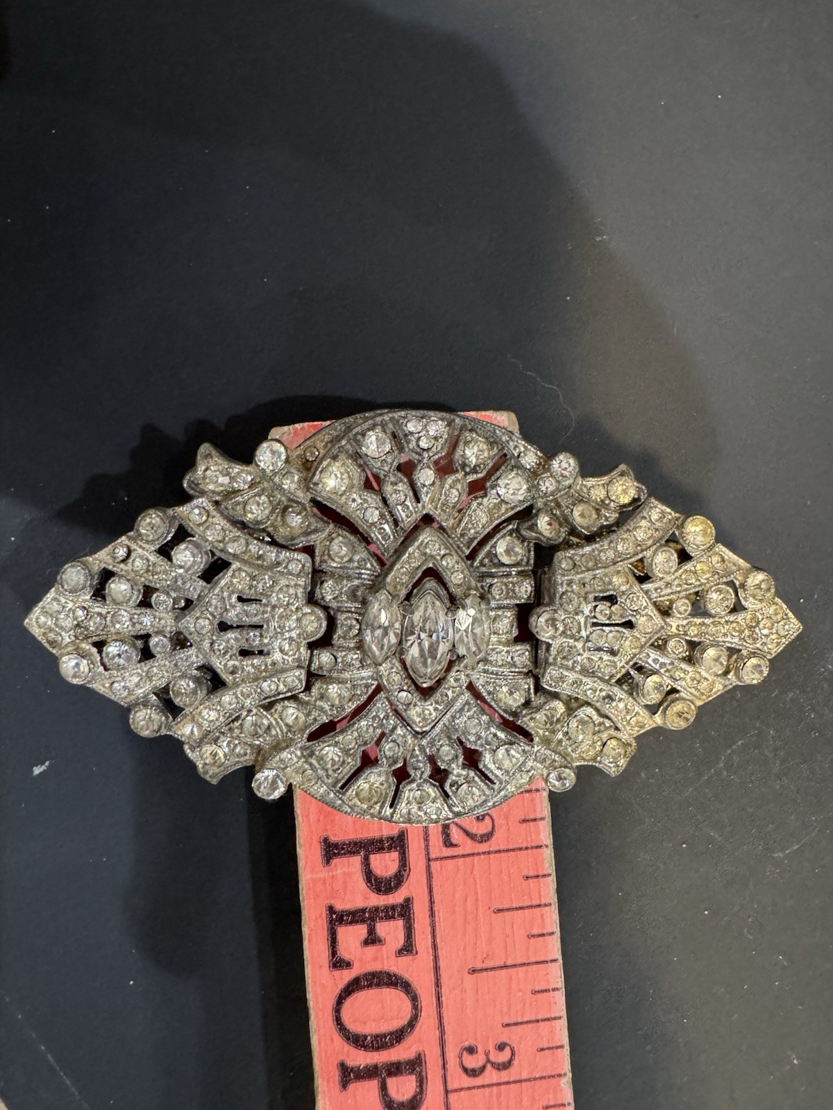Vtg Art Deco Dress Clip Brooch M28