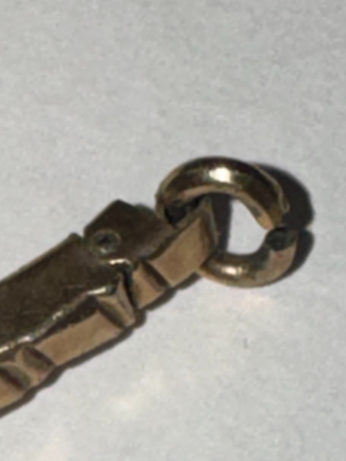 Vintage Gemex gold toned expanding bracelet Made in USA