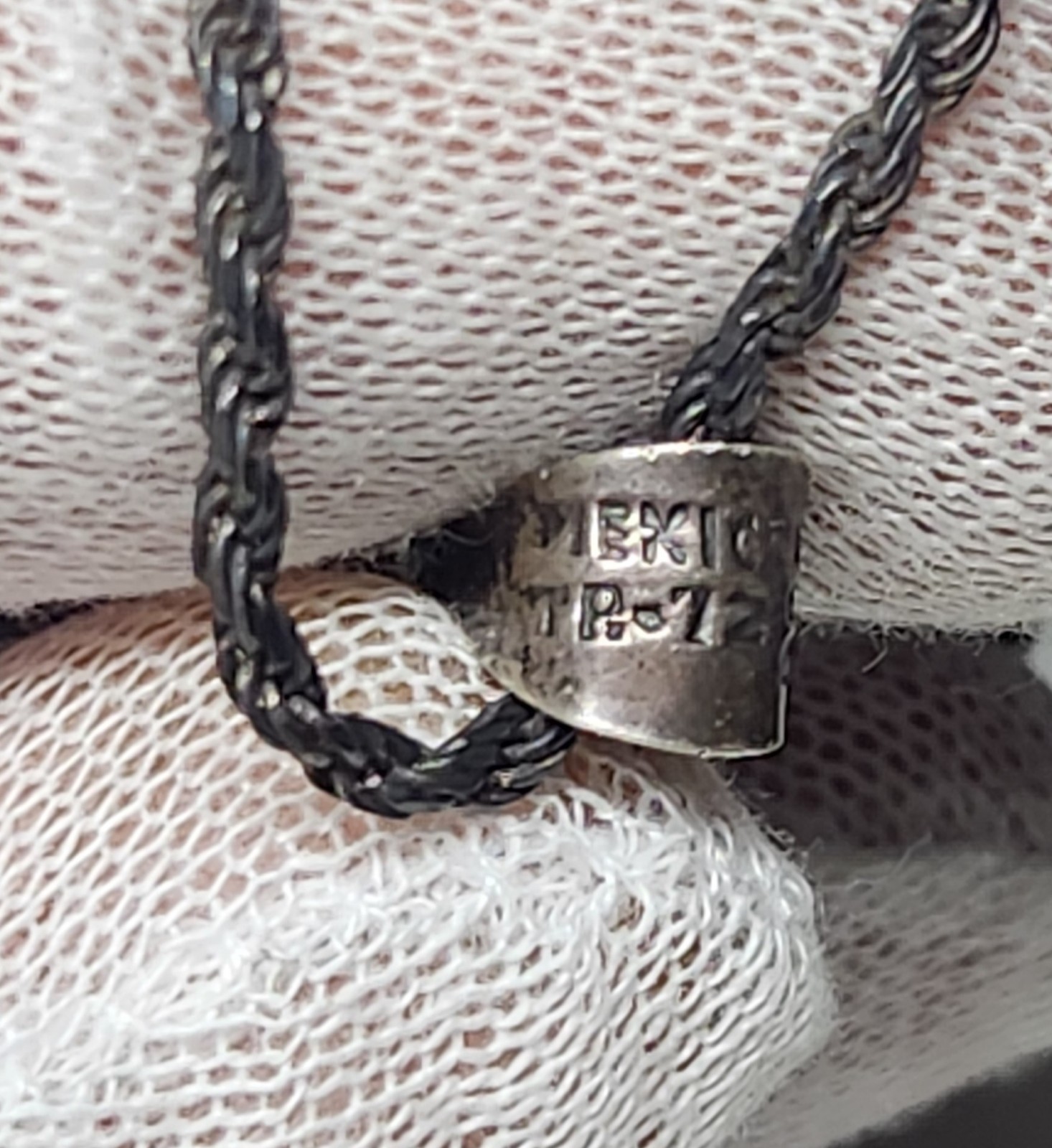 Stunning Vintage Taxco Sterling 925 Bell Pendant On 16″ 925 Chain. Mex 925 41.7g