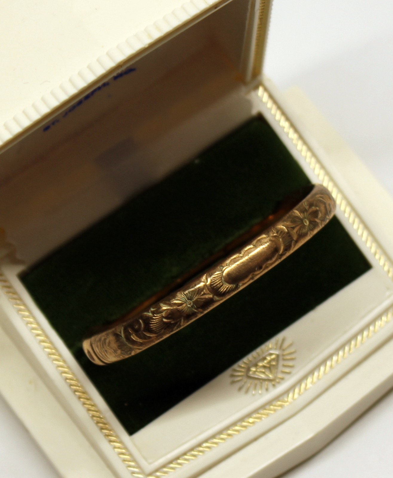Antique Victorian Gold Filled Bangle Bracelet for Child
