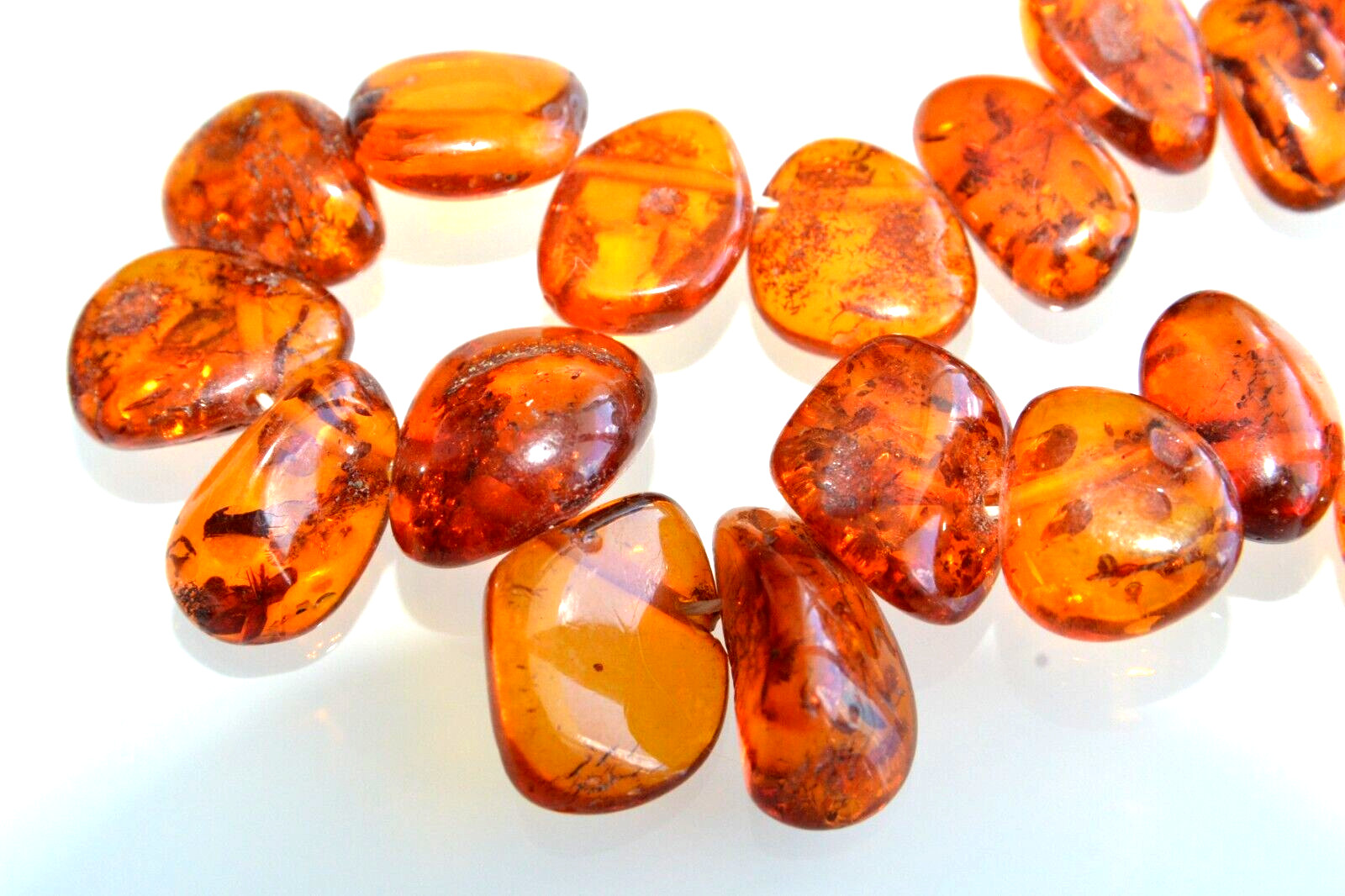 ✅60cm = 54gr RUSSIAN SOVIET BALTIC AMBER BEAD NECKLACE 琥珀 BRACELET STONE PENDANT