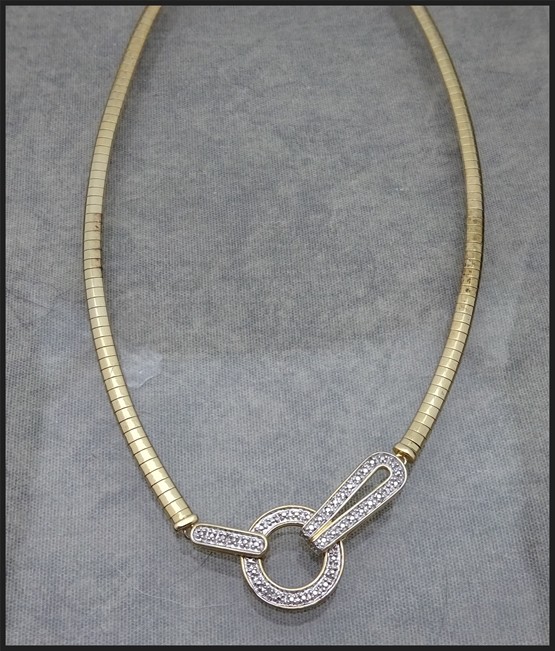 Dainty Vermeil Gold Over Sterling Silver Necklace With Modernist Pendant HSN