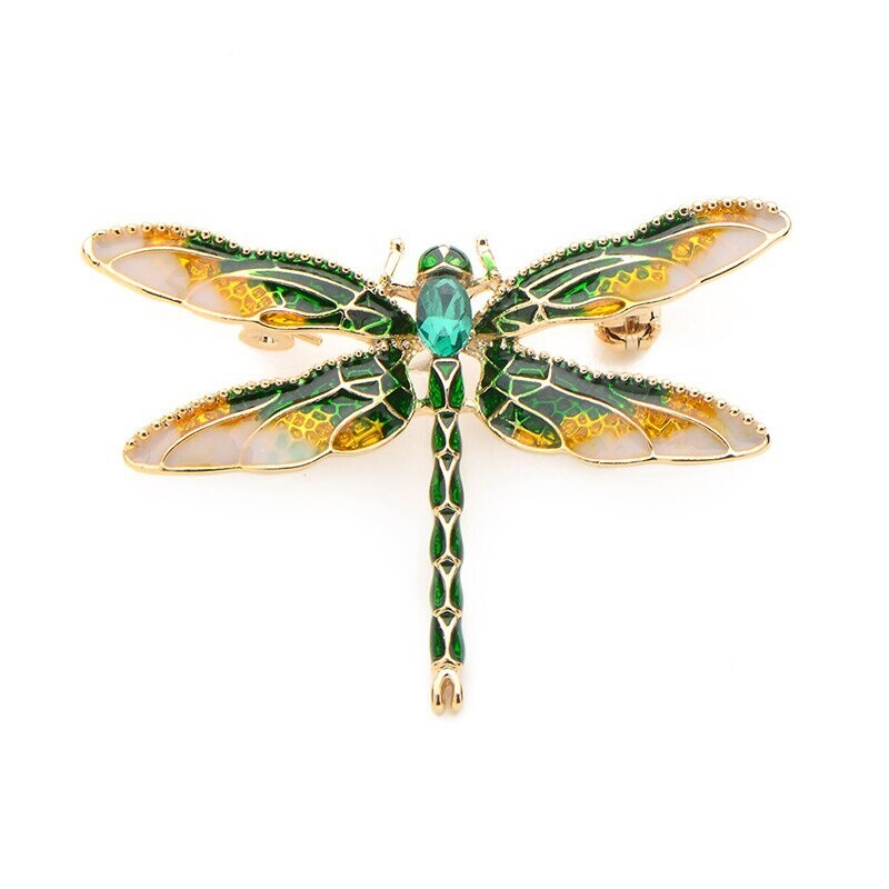 Enamel Dragonfly Insects Brooches For Women Banquet Weddings Brooches Pins