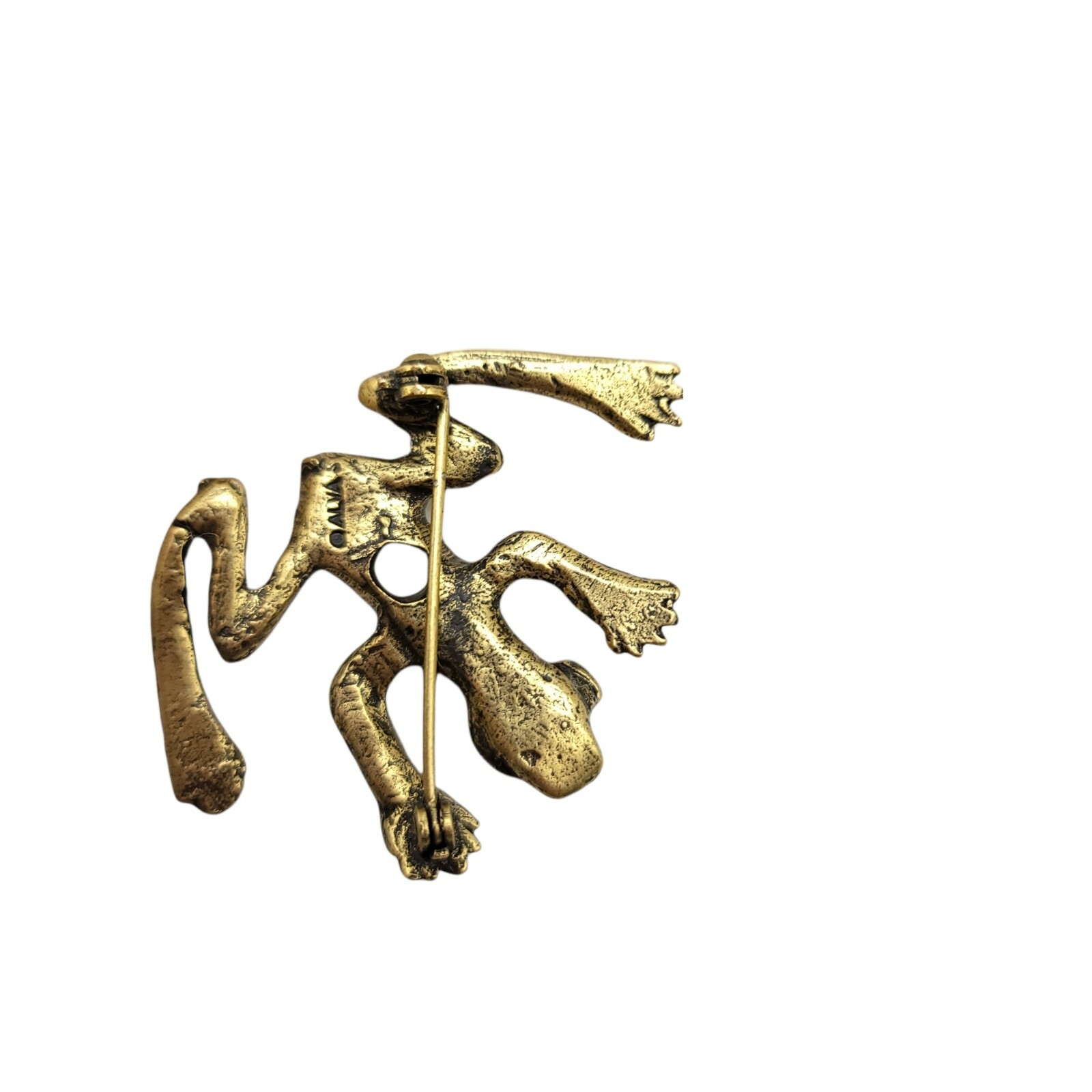 Alva Museum Replicas Frog Amulet Luristan Early B.C. New Old Stock Brooch